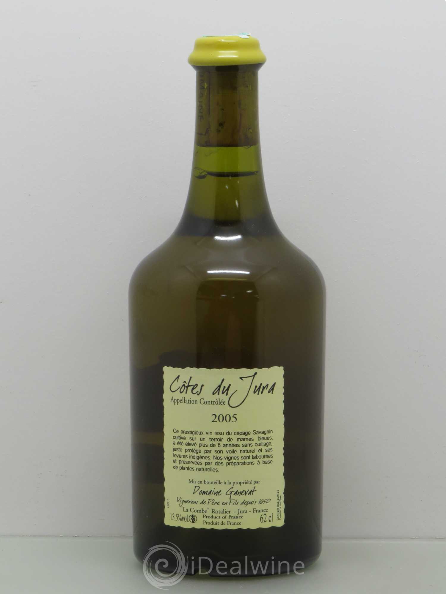 Côtes du Jura Vin Jaune Jean-François Ganevat (Domaine) 2005 - Lot de 1 bouteille - 1