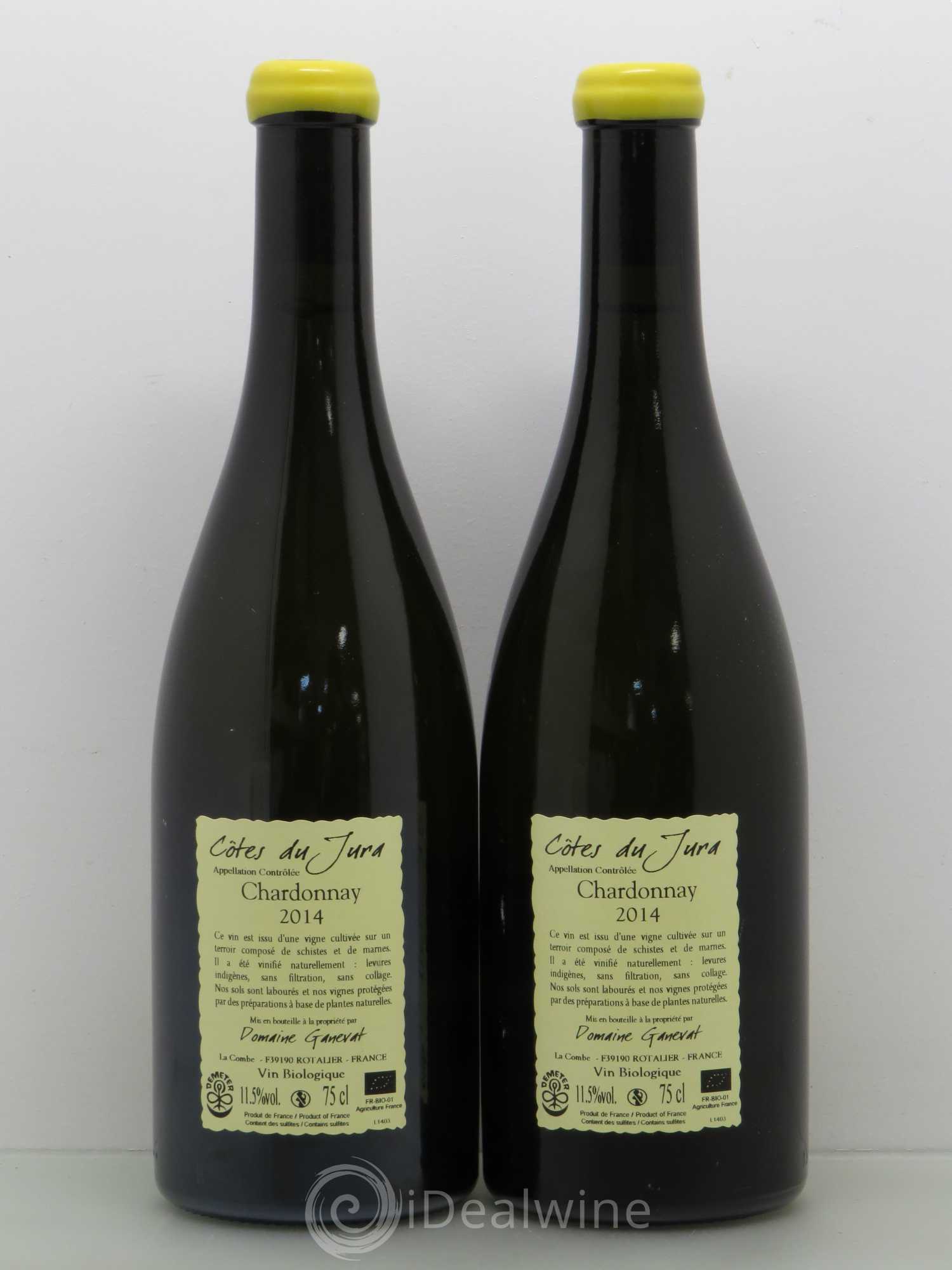 Côtes du Jura Grusse en Billat Jean-François Ganevat (Domaine) 2014 - Lot de 2 bouteilles - 1