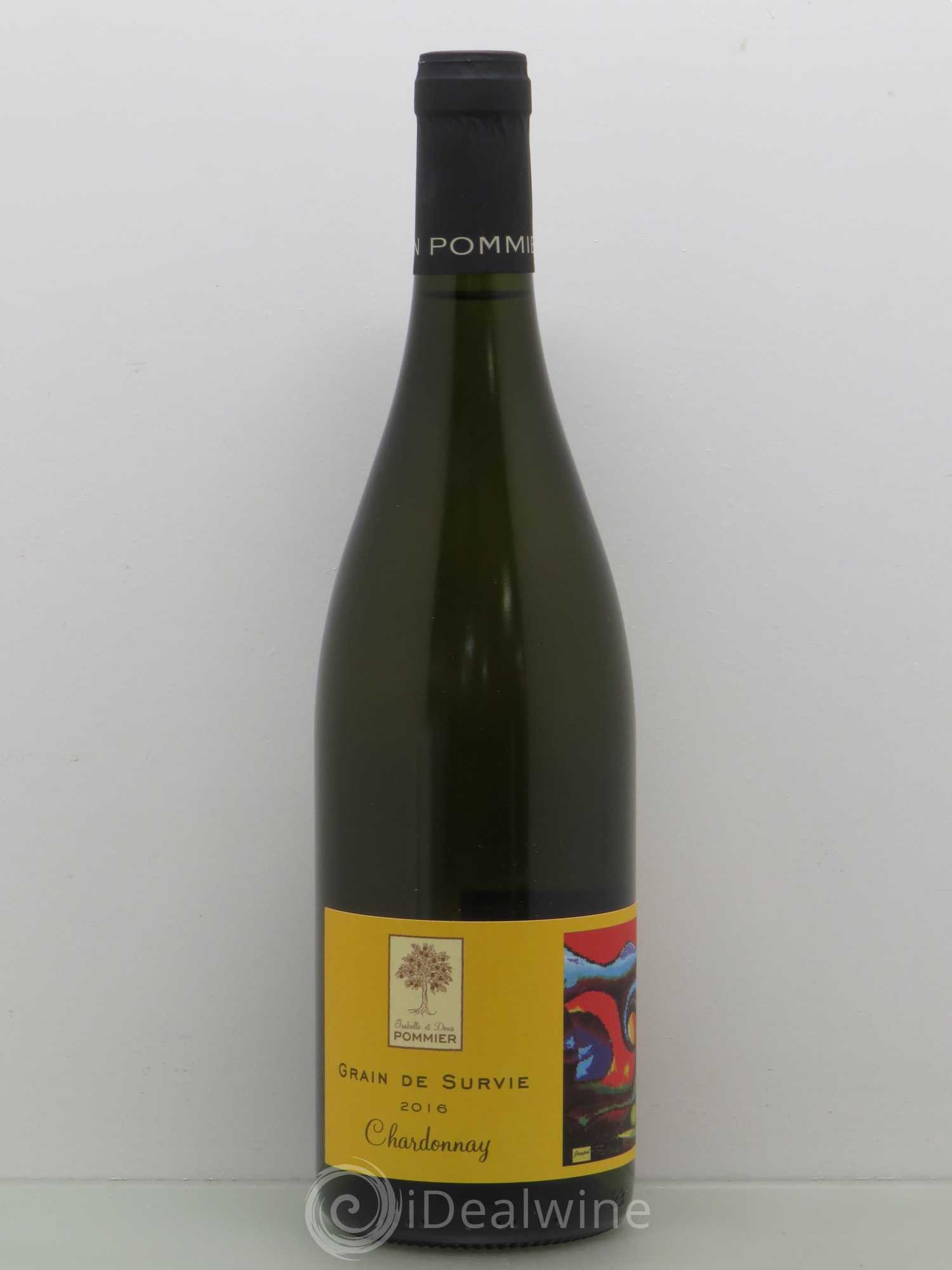 Divers Domaine Pommier Chardonnay Grain de survie 2016 - Posten von 1 Flasche - 0
