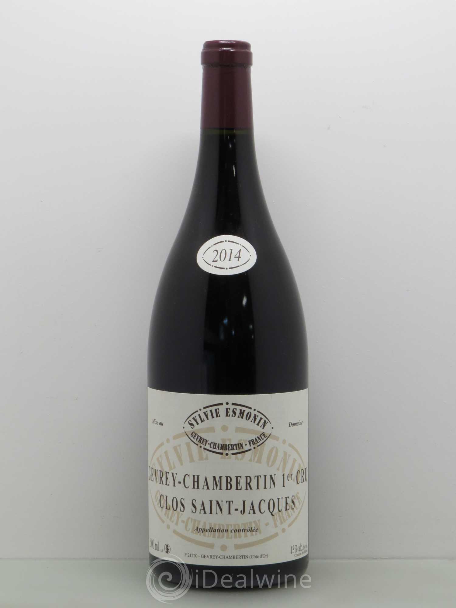 Gevrey-Chambertin 1er Cru Clos Saint Jacques Sylvie Esmonin 2014 - Lot de 1 magnum - 0