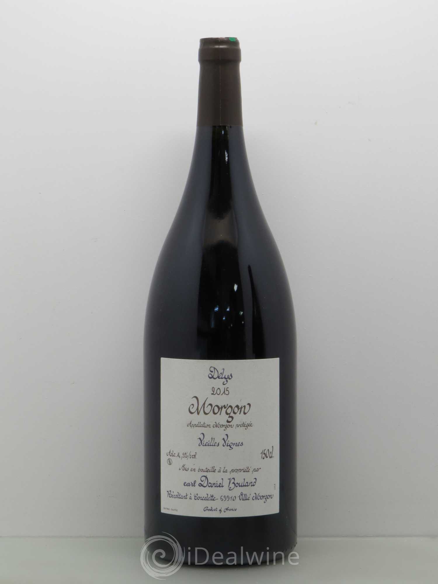 Morgon Vieilles Vignes Daniel Bouland (Domaine) Delys 2015 - Lot de 1 magnum - 0