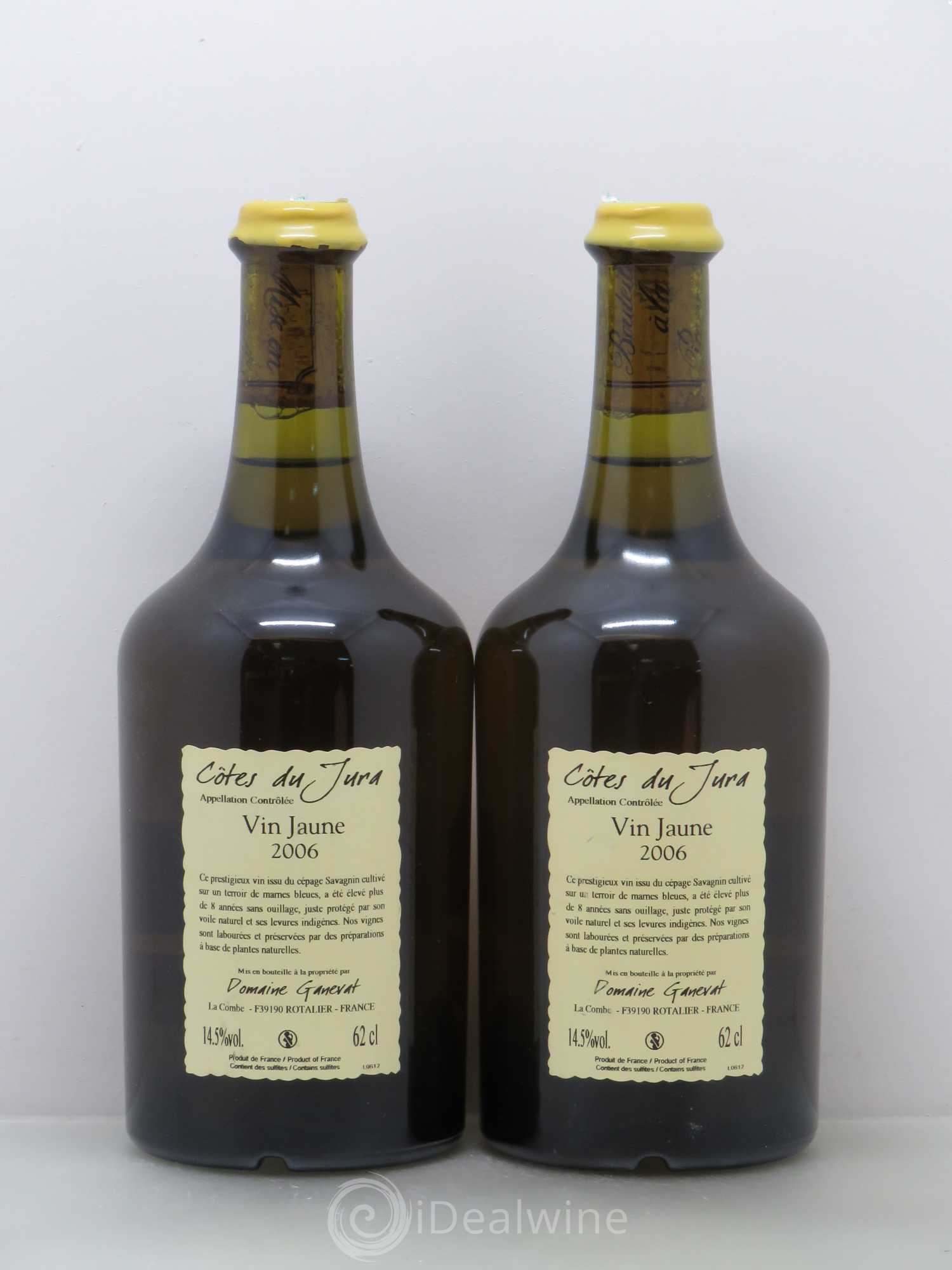 Côtes du Jura Vin Jaune Jean-François Ganevat (Domaine) 2006 - Lot de 2 bouteilles - 1