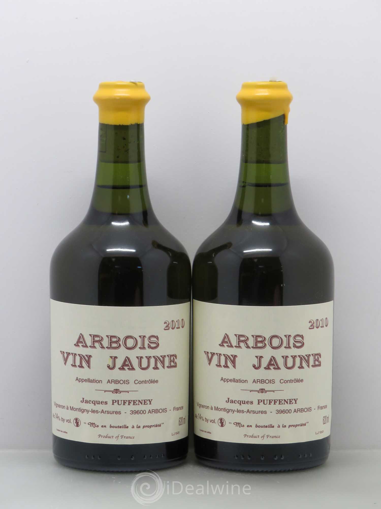 Arbois Vin Jaune Puffeney 2010 - Lot de 2 bouteilles - 0