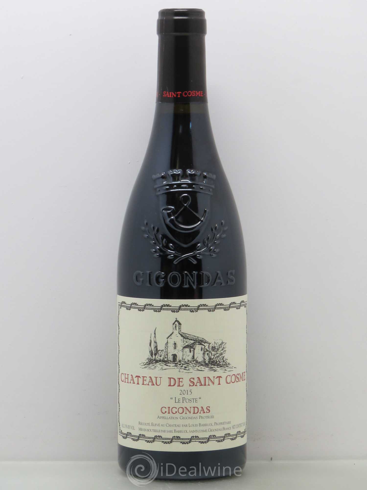 Gigondas Le Poste Saint Cosme 2015 - Lot de 1 bouteille - 0