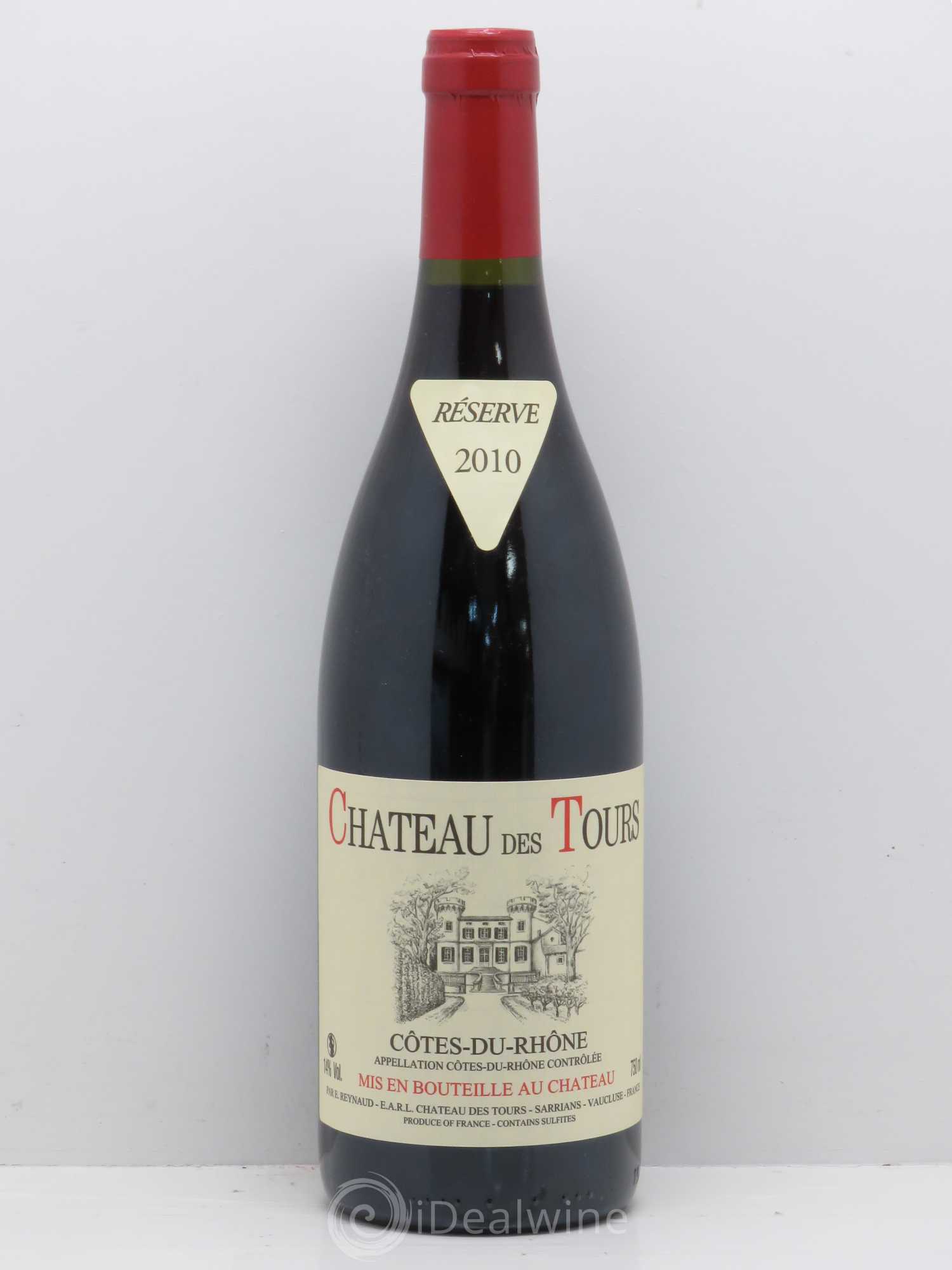 Côtes-du-Rhône Château des Tours Emmanuel Reynaud 2010 - Lot de 1 bouteille - 0