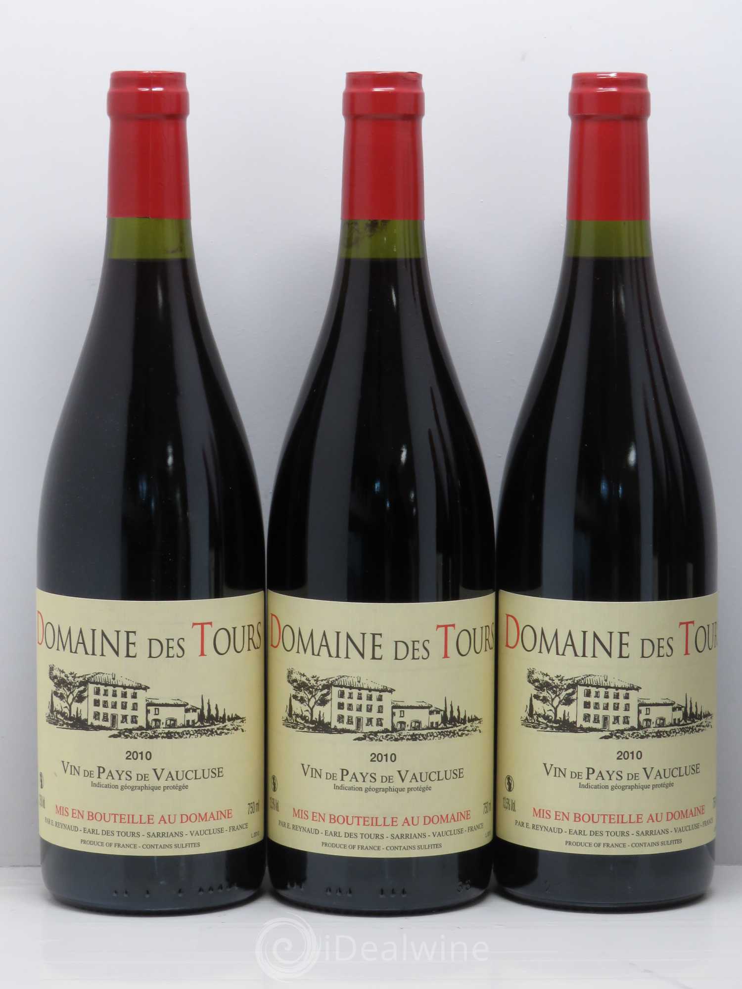 Vaucluse (Vin de Pays de Vaucluse) Domaine des Tours Emmanuel Reynaud 2010 - Lot de 6 bouteilles - 2