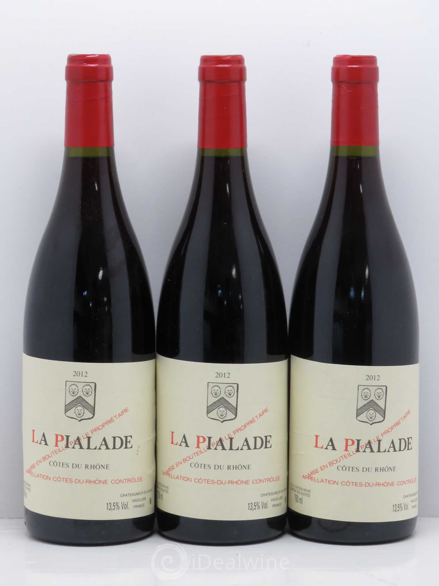 Côtes-du-Rhône La Pialade Emmanuel Reynaud 2012 - Lot de 3 bouteilles - 0
