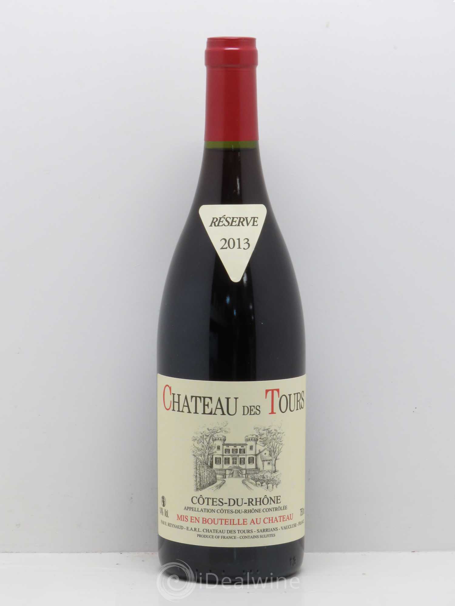 Côtes-du-Rhône Château des Tours Emmanuel Reynaud 2013 - Lot de 1 bouteille - 0