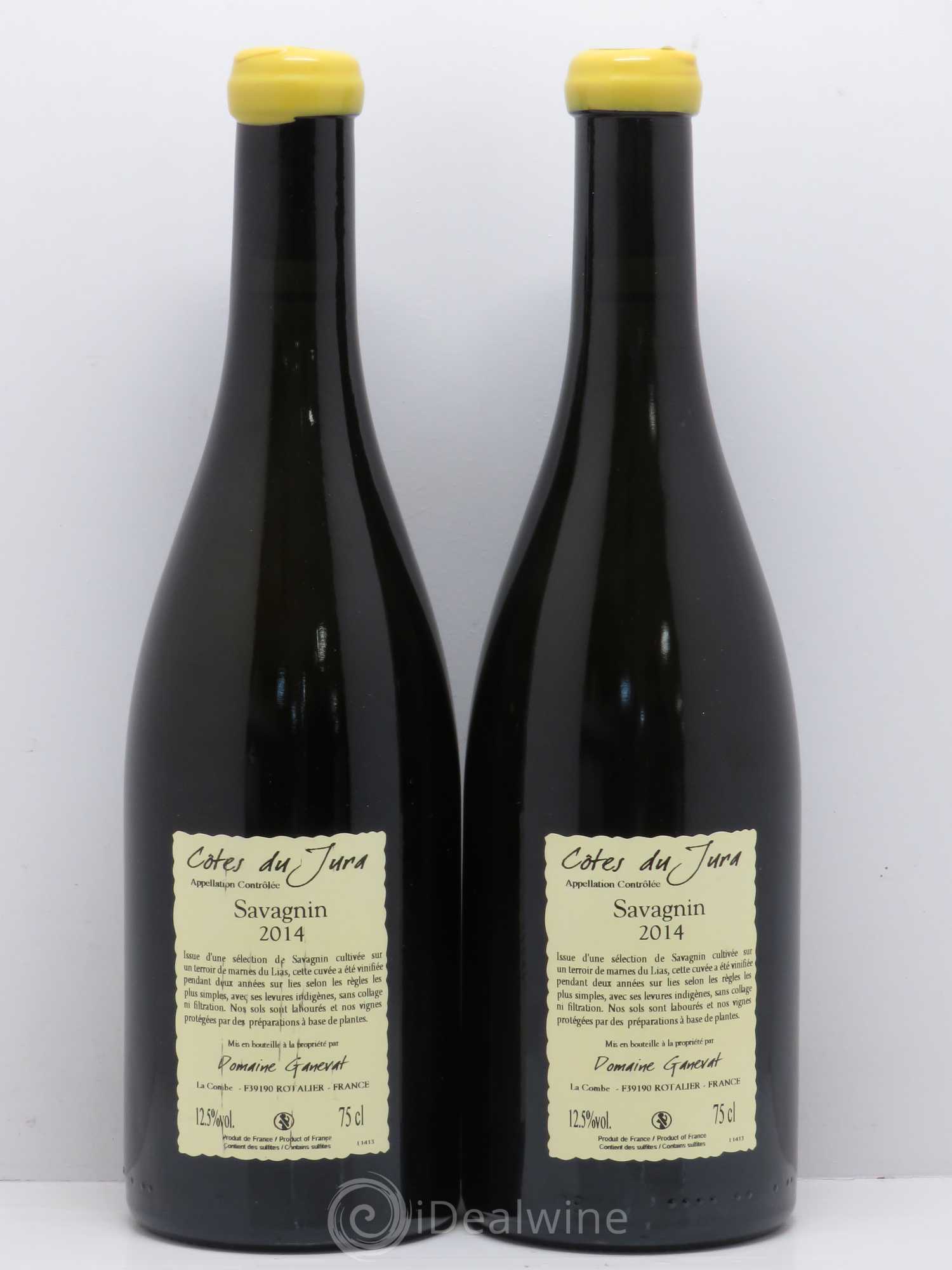 Côtes du Jura Sous la Roche Jean-François Ganevat (Domaine) 2014 - Lot de 2 bouteilles - 1