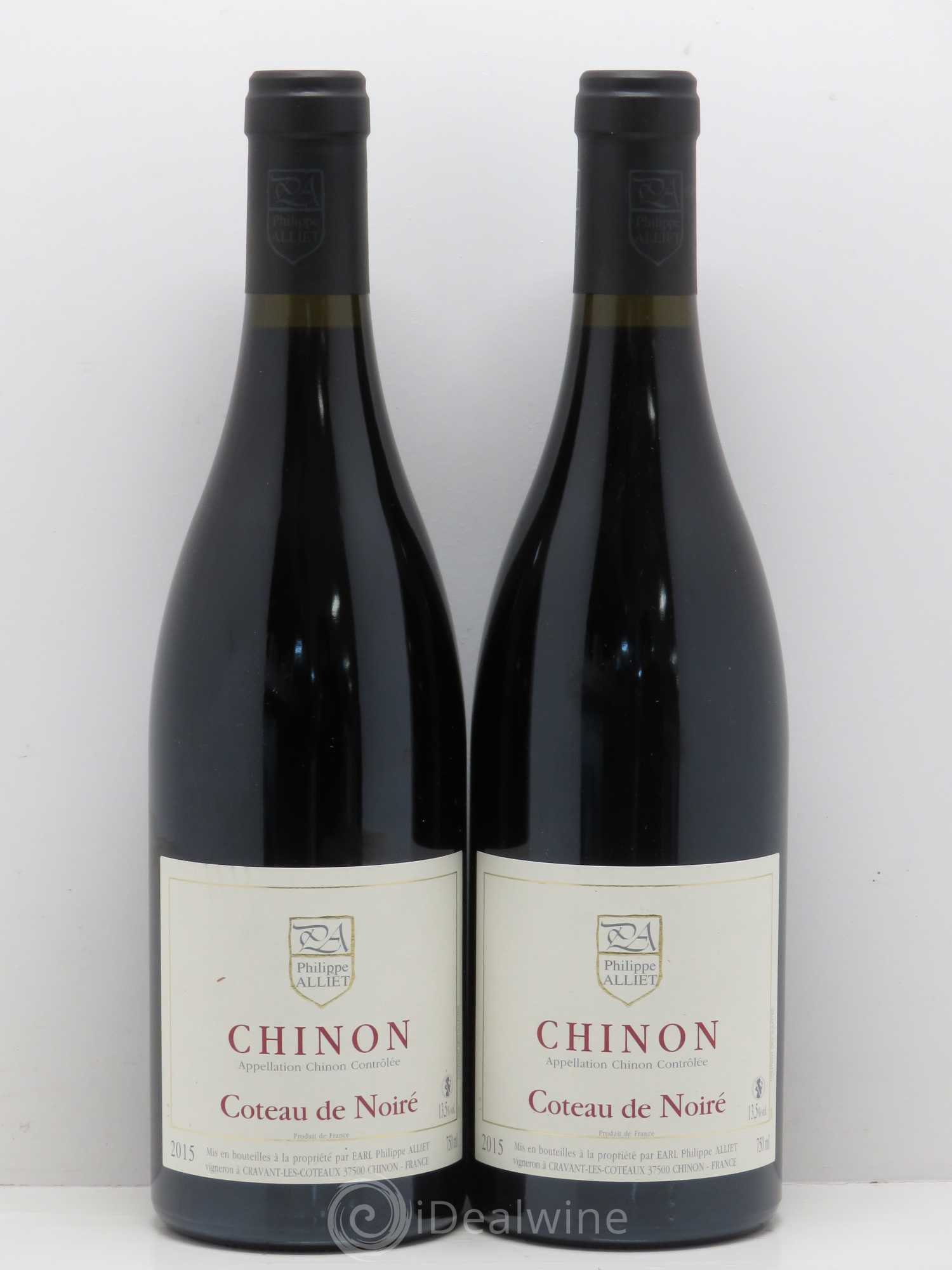 Chinon Coteau de Noiré Philippe Alliet 2015 - Lot de 2 bouteilles - 0