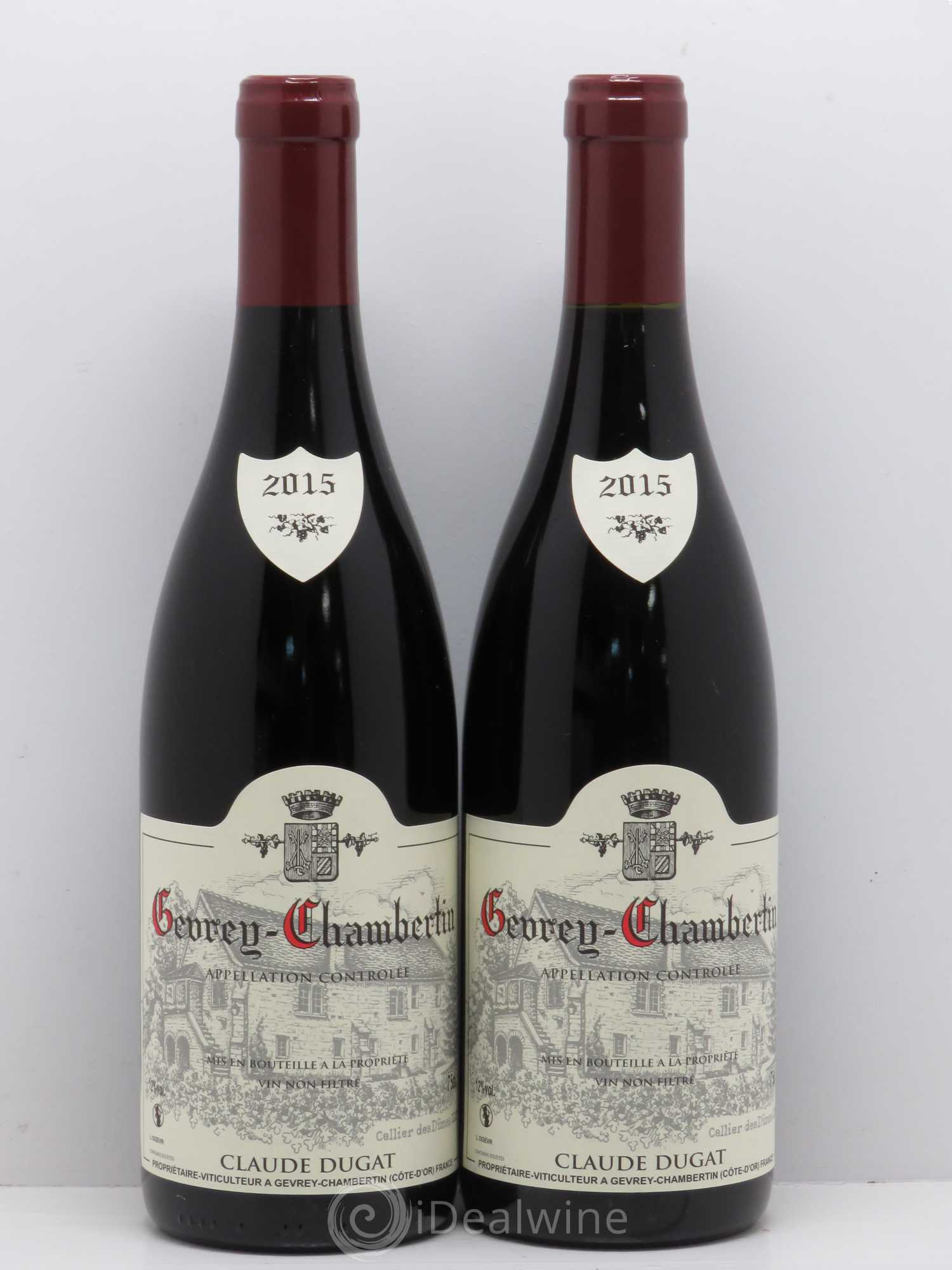 Gevrey-Chambertin Claude Dugat 2015 - Lot de 2 bouteilles - 0