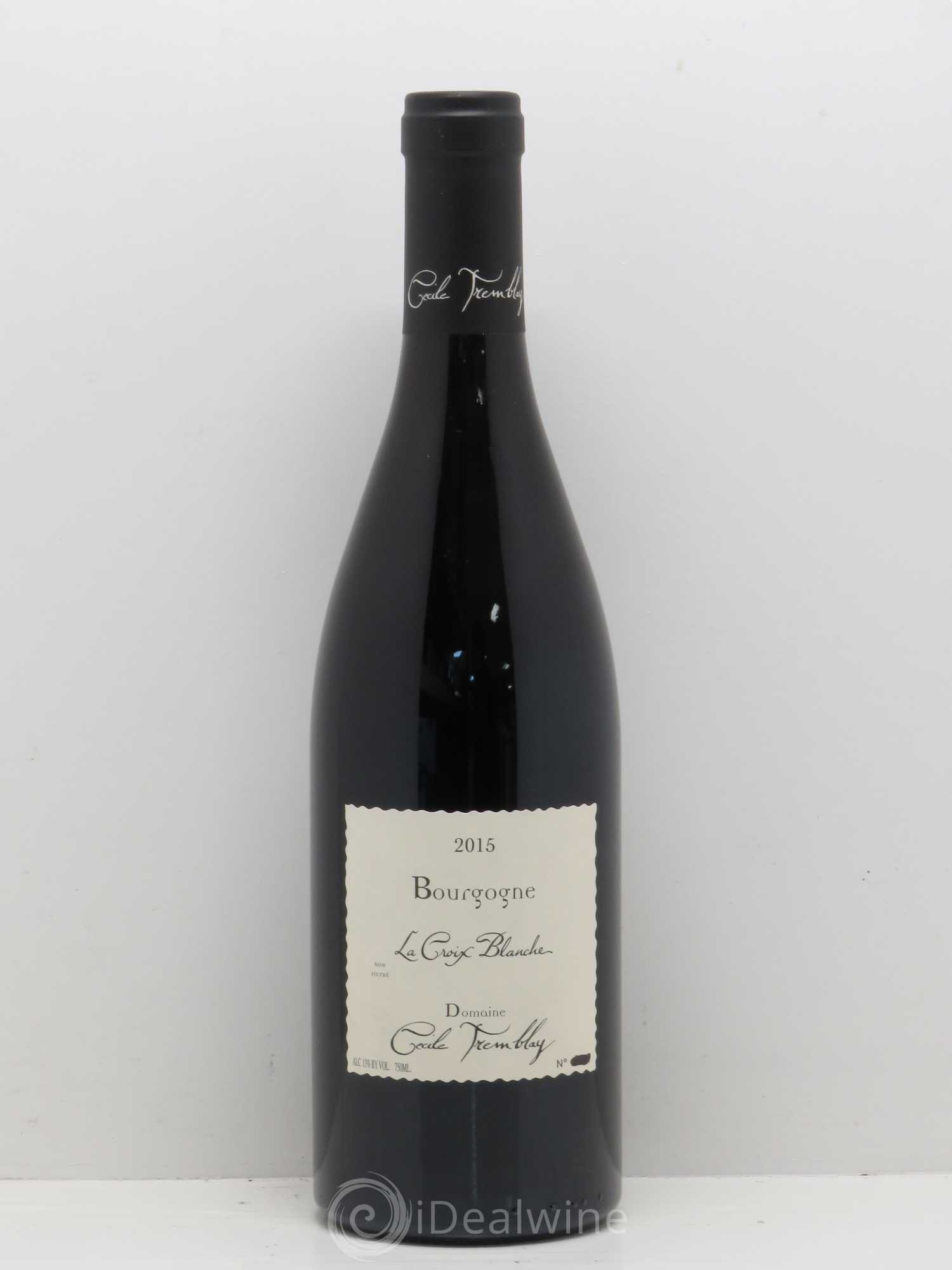Bourgogne Tremblay Croix Blanche 2015 - Lot de 1 bouteille - 0