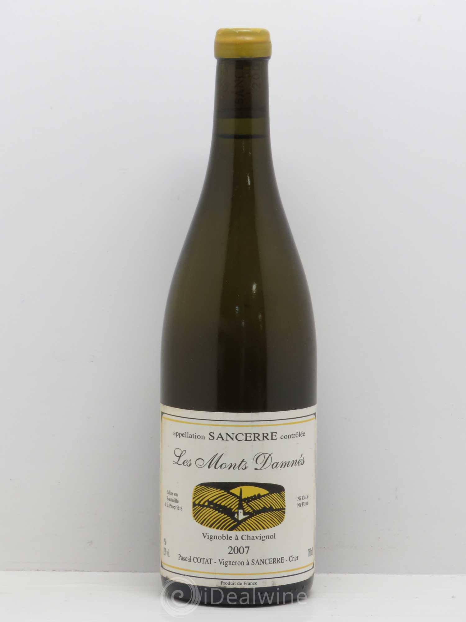 Sancerre Les Monts Damnés Pascal Cotat 2007 - Posten von 1 Flasche - 0