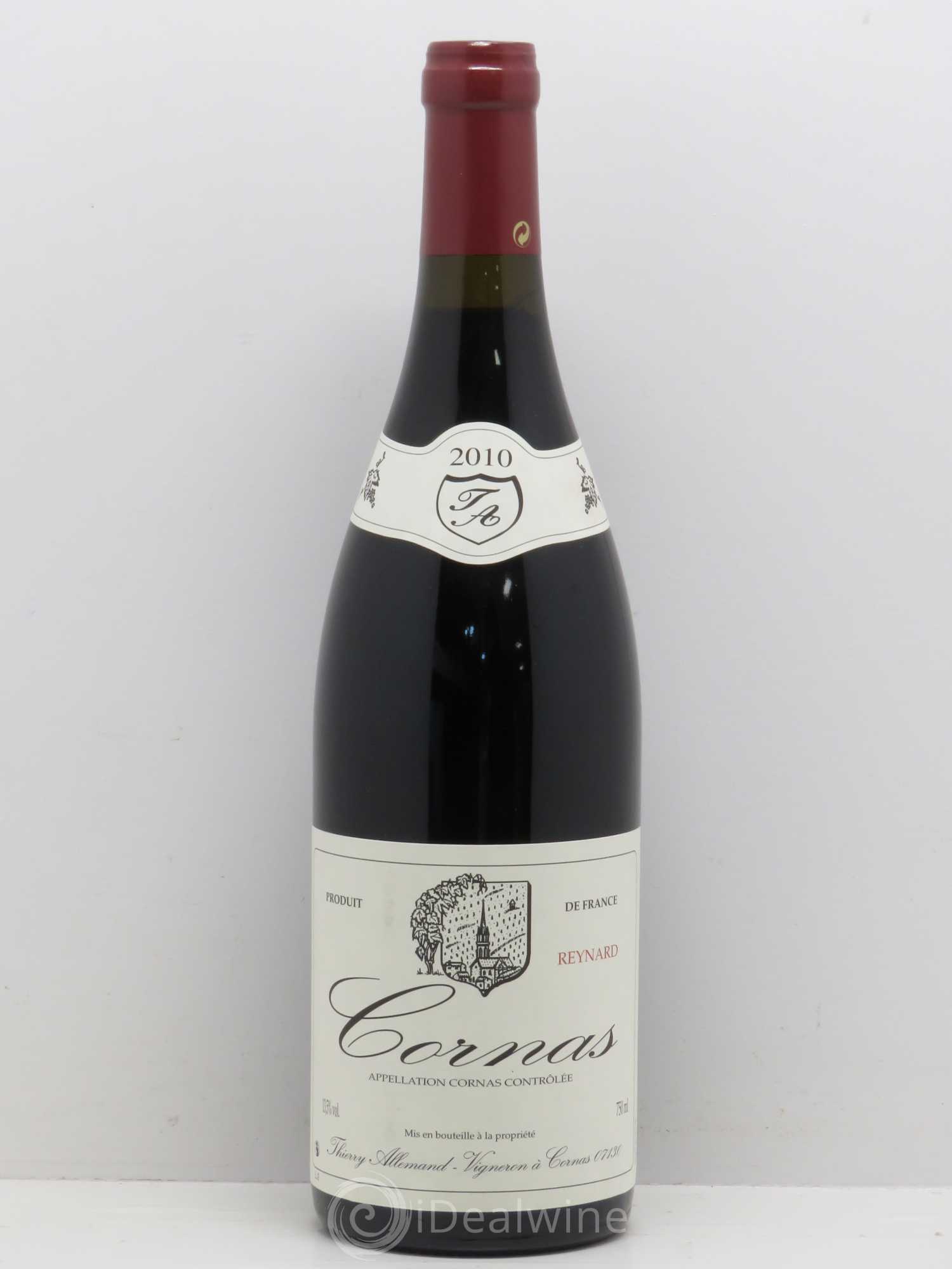 Cornas Reynard Thierry Allemand 2010 - Lot de 1 bouteille - 0