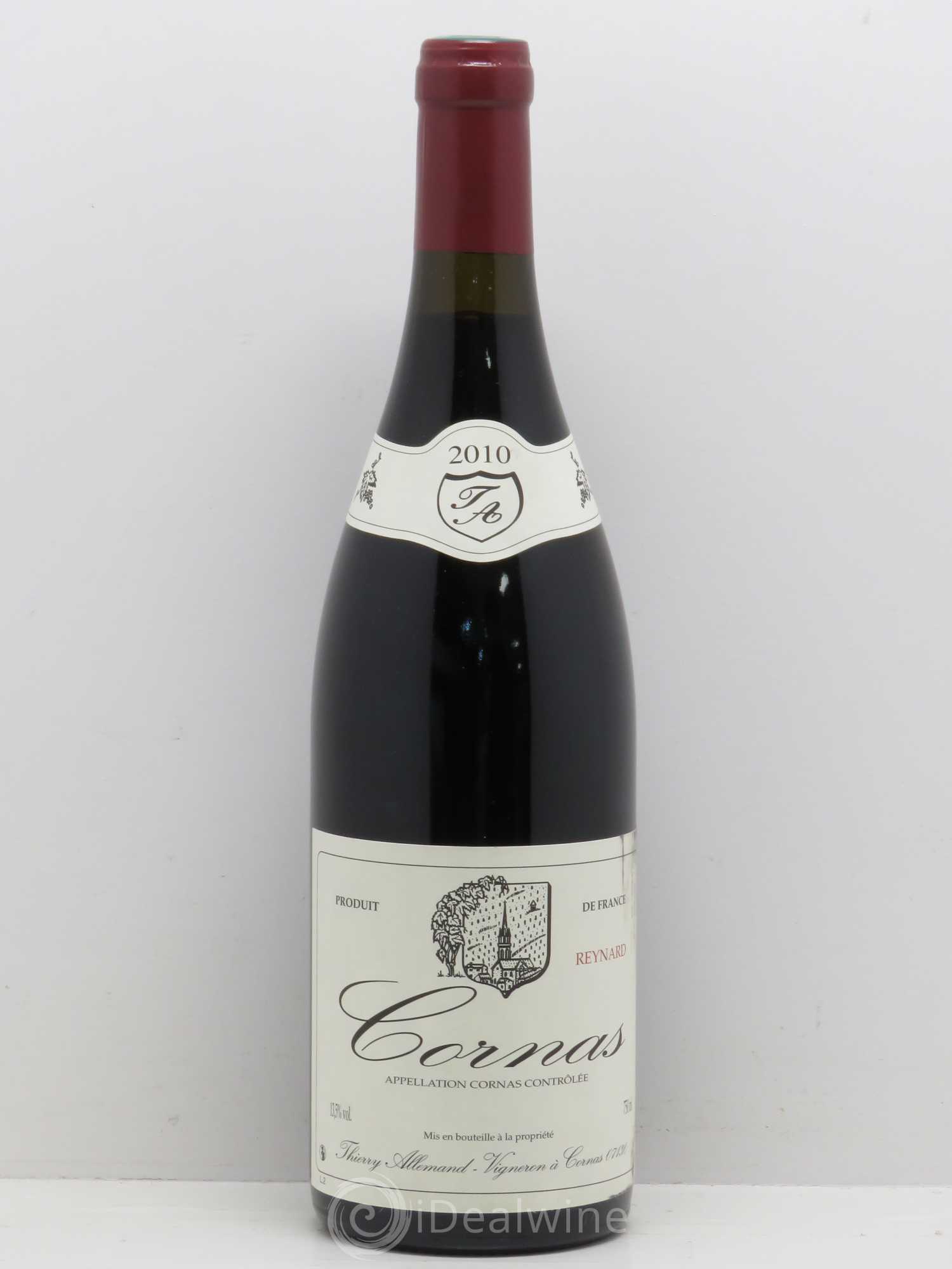 Cornas Reynard Thierry Allemand 2010 - Lot de 1 bouteille - 0