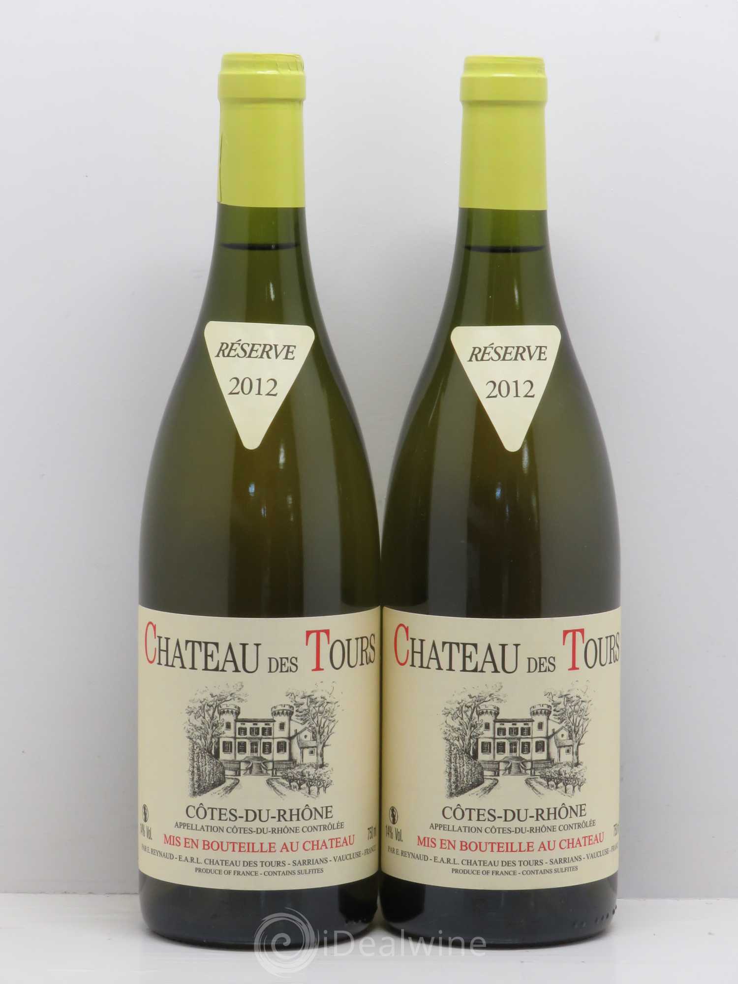Côtes-du-Rhône Château des Tours Emmanuel Reynaud 2012 - Lot de 2 bouteilles - 0