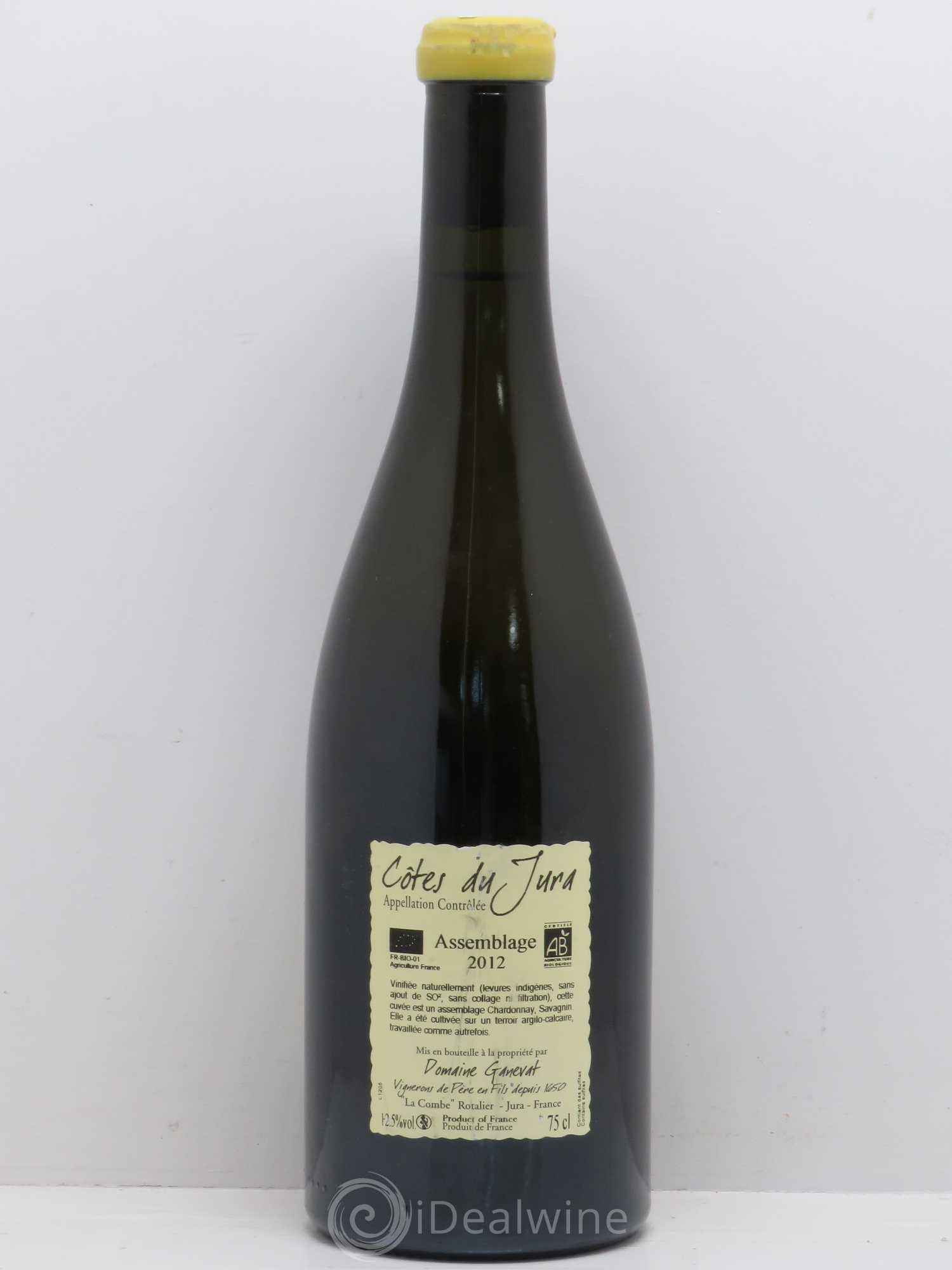 Arbois Ganevat Oregane 2012 - Posten von 1 Flasche - 1