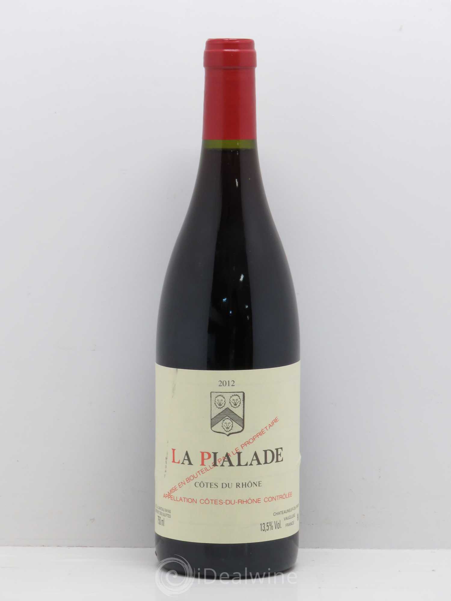 Côtes-du-Rhône La Pialade Emmanuel Reynaud 2012 - Lot de 1 bouteille - 0