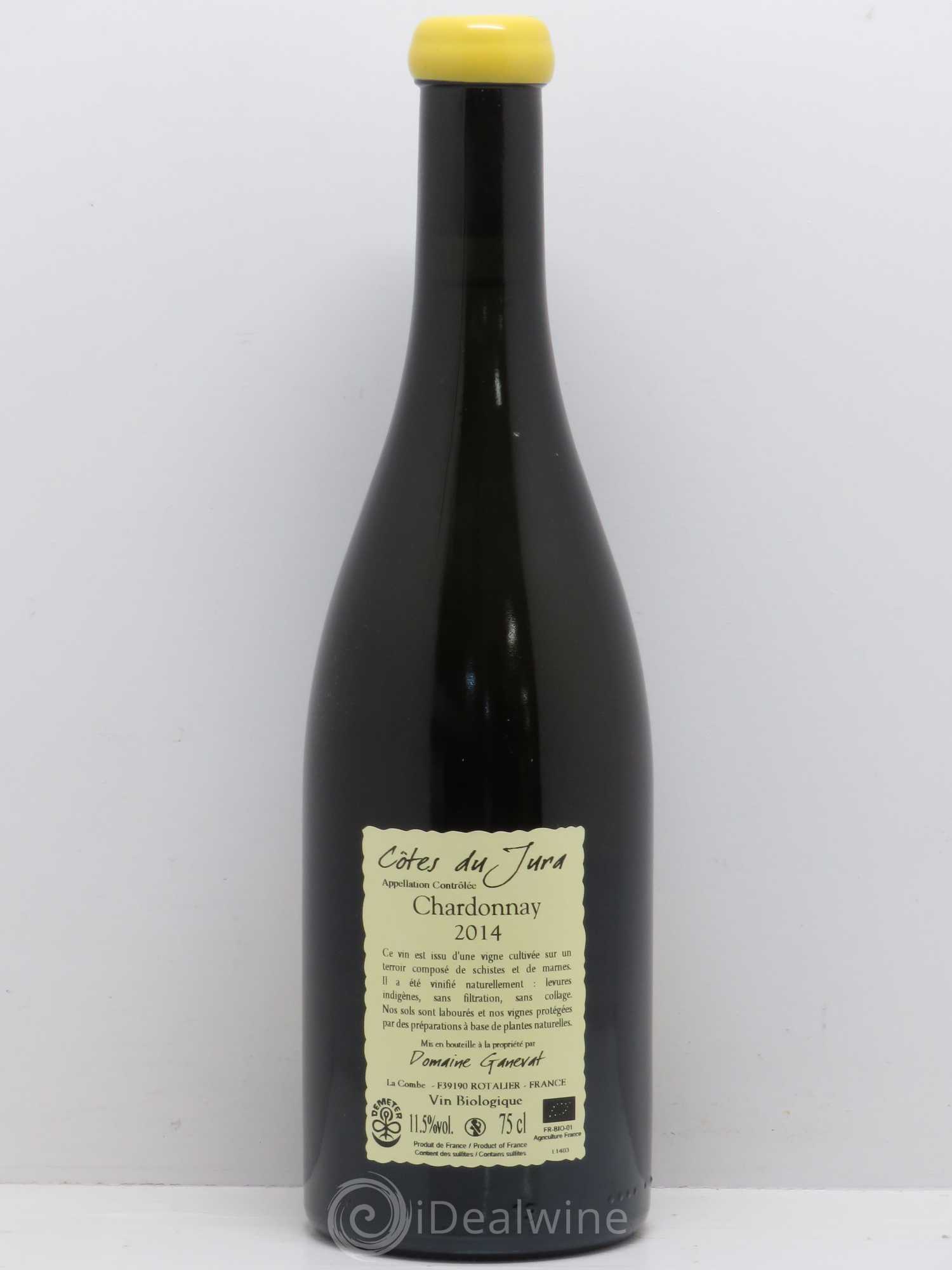 Côtes du Jura Grusse en Billat Jean-François Ganevat (Domaine) 2014 - Lot de 1 bouteille - 1