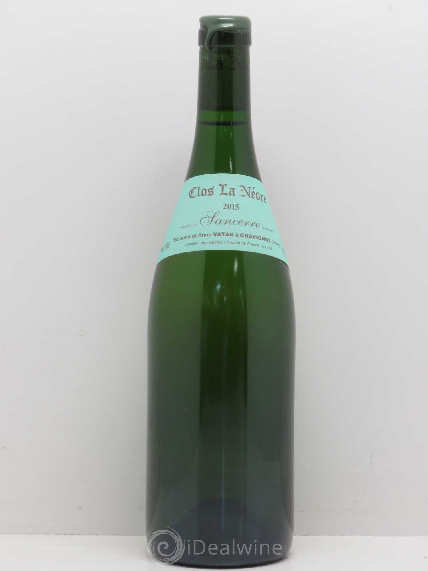 Sancerre Clos la Neore Edmond Vatan 2015 - Lot de 1 bouteille - 0