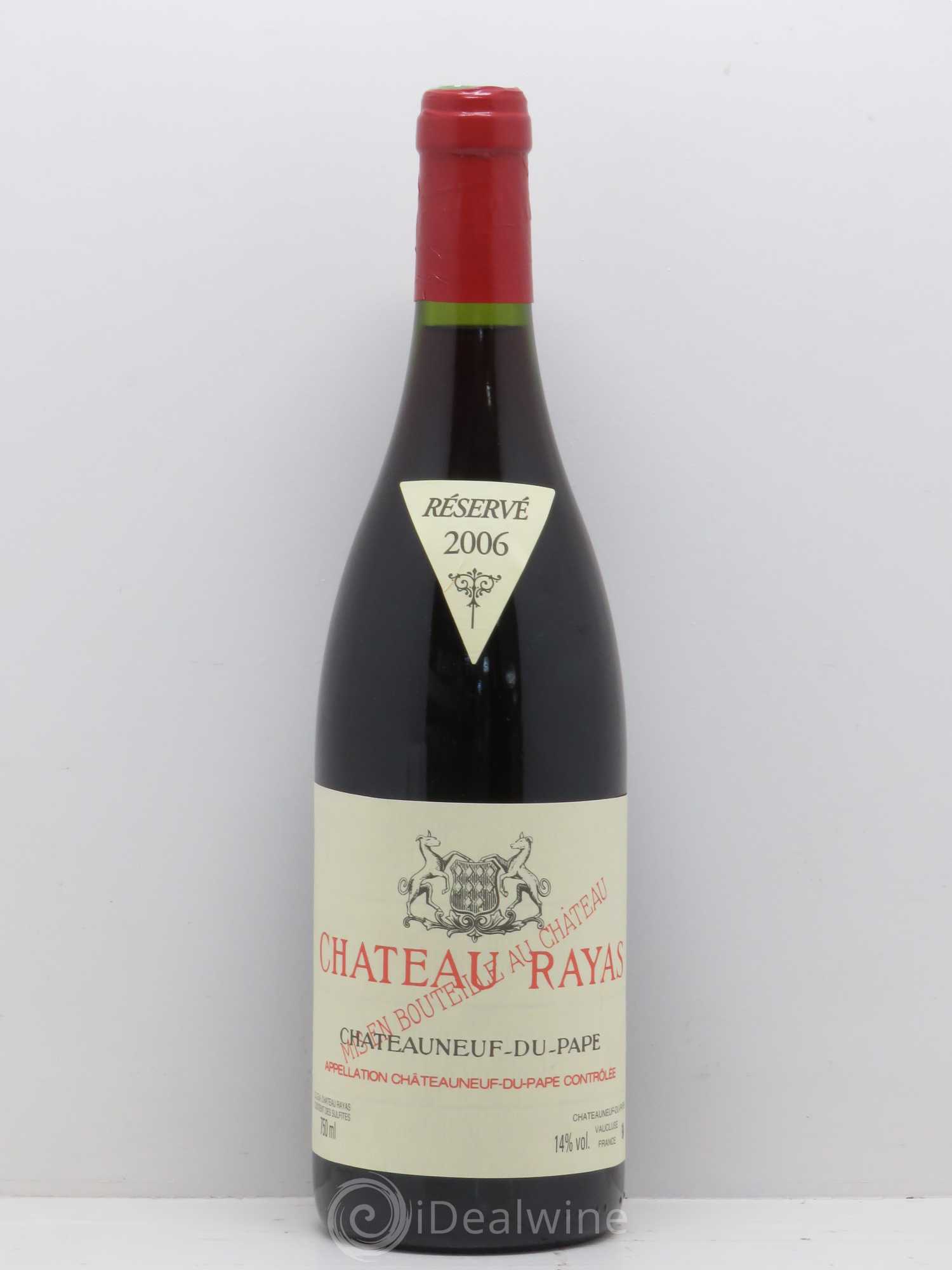 Châteauneuf-du-Pape Château Rayas Emmanuel Reynaud 2006 - Lot de 1 bouteille - 0