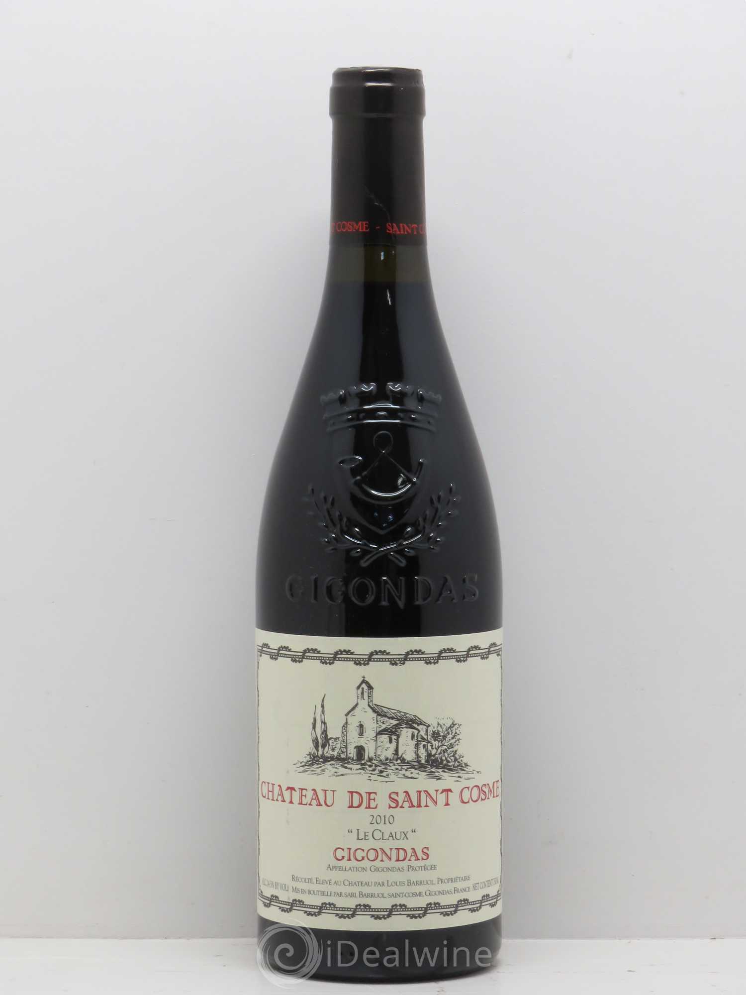 Gigondas Le Claux Saint Cosme 2010 - Lot de 1 bouteille - 0