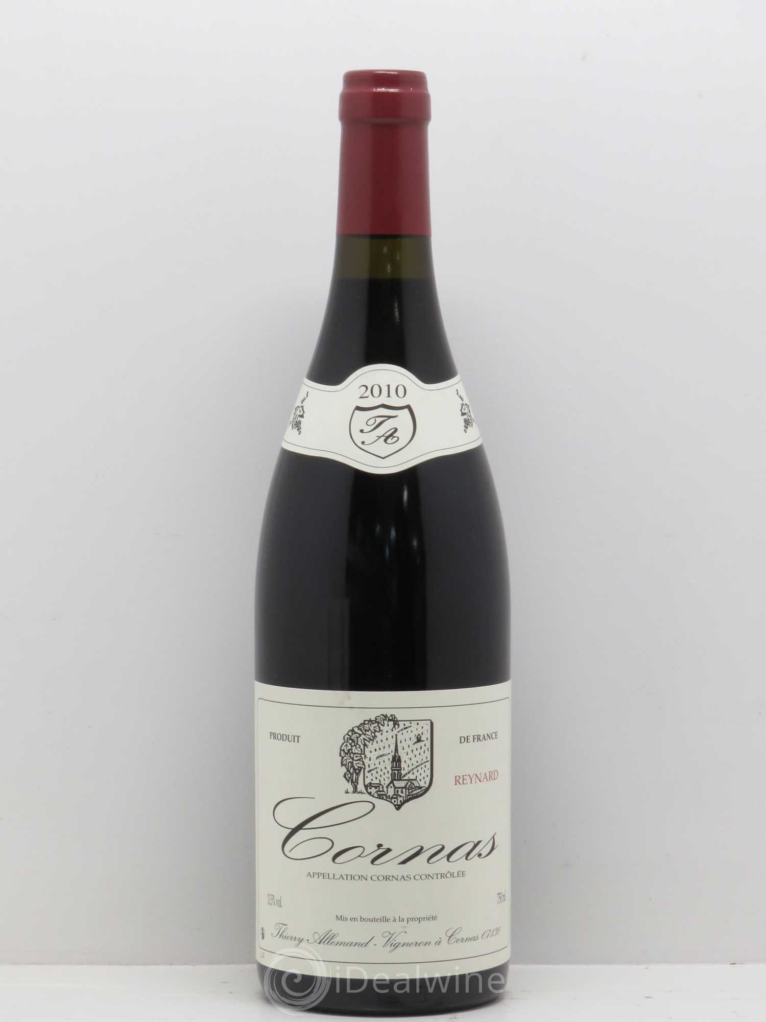 Cornas Reynard Thierry Allemand 2010 - Lot de 1 bouteille - 0