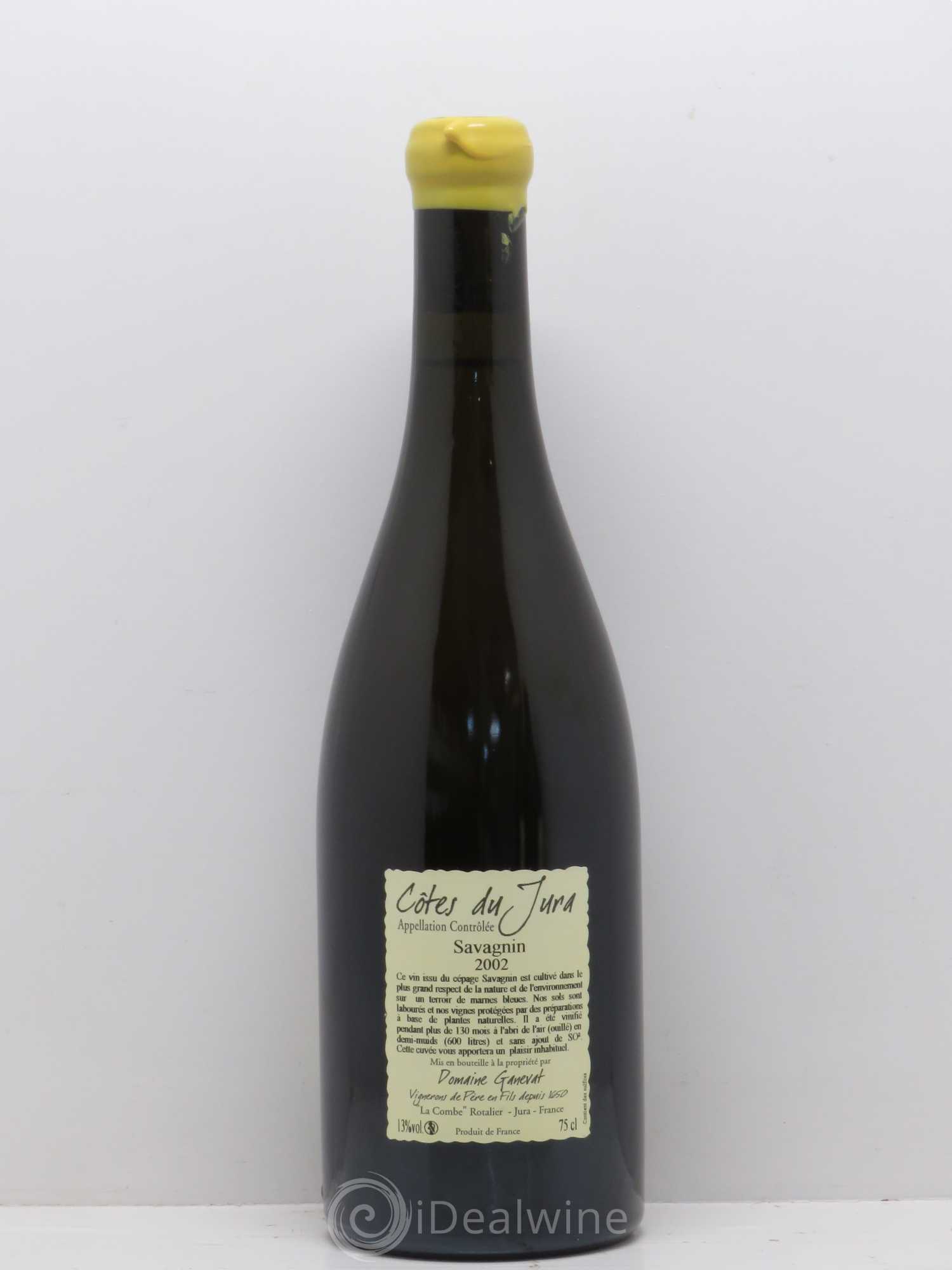 Côtes du Jura Les Vignes de mon Père Jean-François Ganevat (Domaine) 2002 - Lot de 1 bouteille - 1