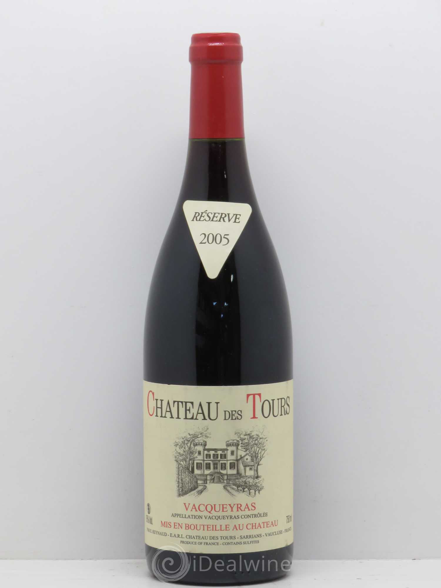 Vacqueyras Château des Tours Emmanuel Reynaud 2005 - Lot de 1 bouteille - 0