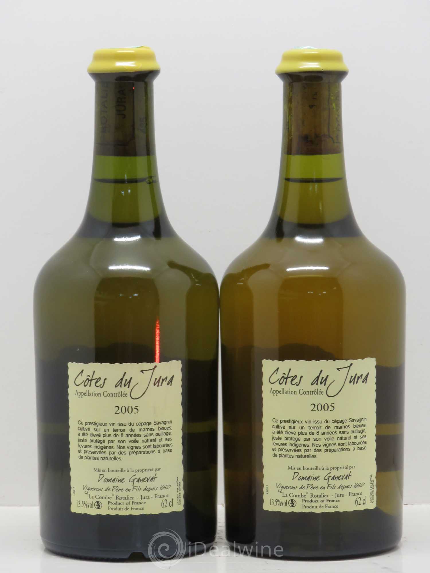 Côtes du Jura Vin Jaune Jean-François Ganevat (Domaine) 2005 - Lot de 2 bouteilles - 1