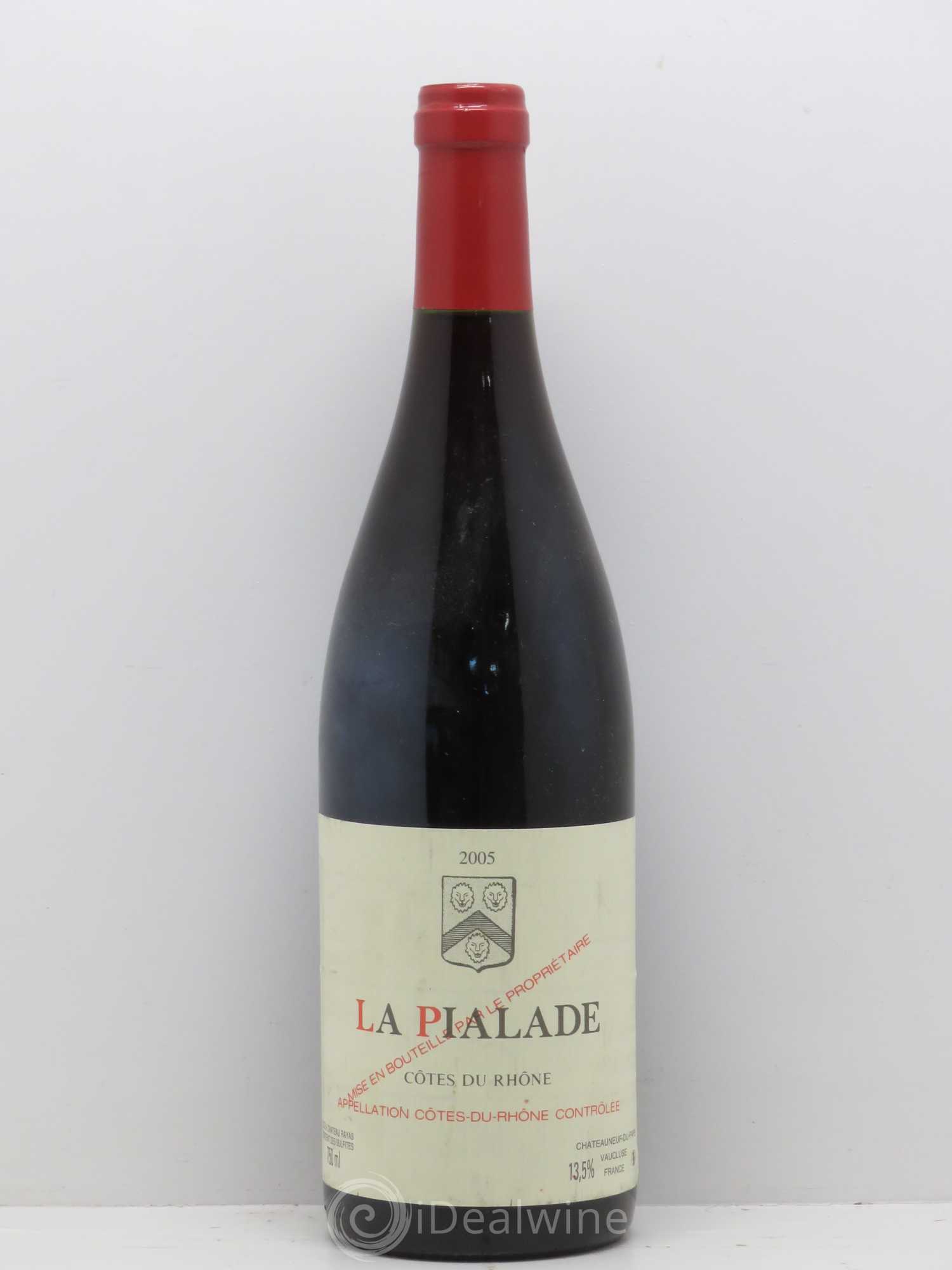 Côtes-du-Rhône La Pialade Emmanuel Reynaud 2005 - Lot de 1 bouteille - 0