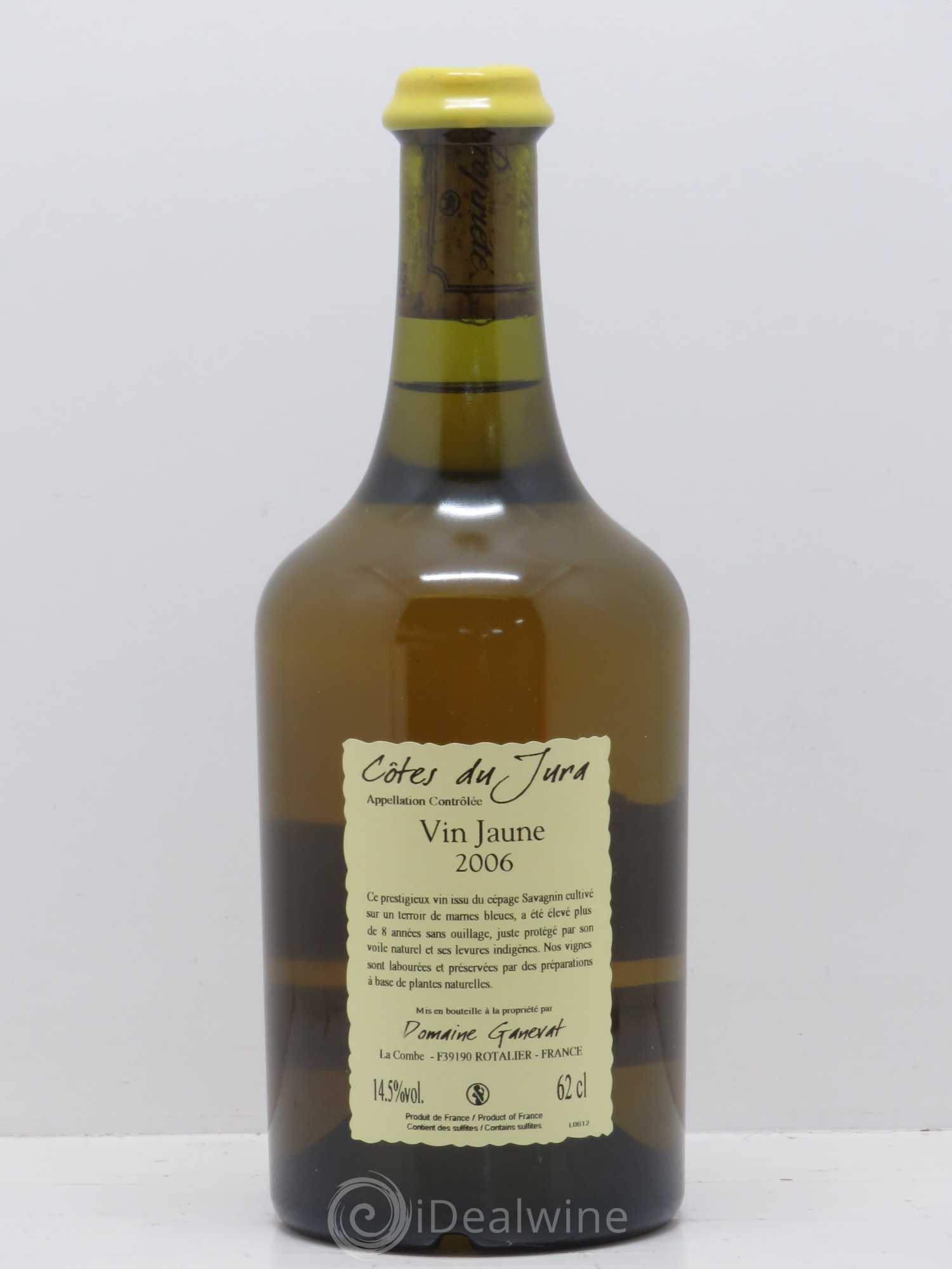 Côtes du Jura Vin Jaune Jean-François Ganevat (Domaine) 2006 - Lot de 1 bouteille - 1