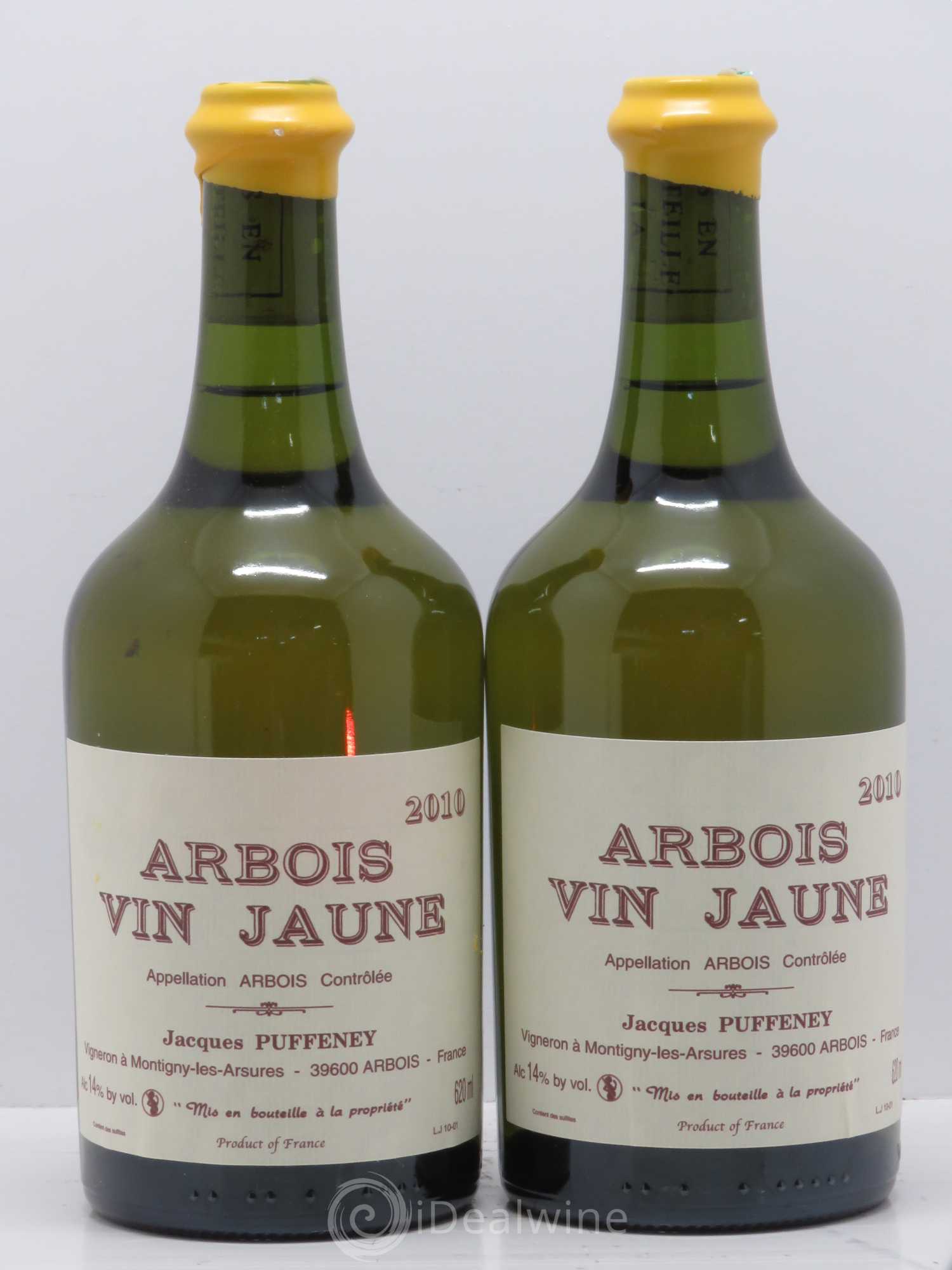Arbois puffeney vin jaune 2010 - Posten von 2 Flaschen - 0