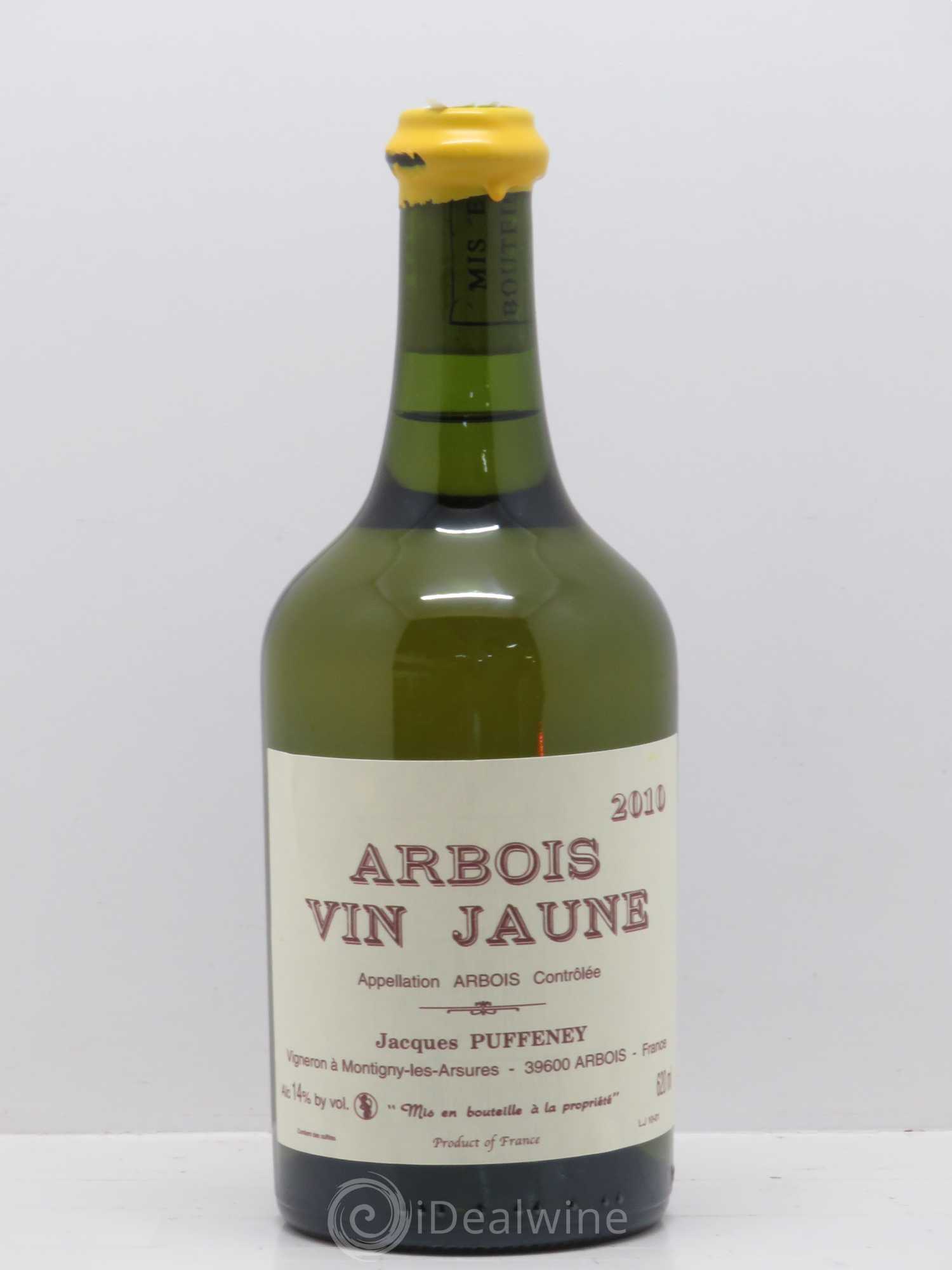 Arbois puffeney vin jaune 2010 - Posten von 1 Flasche - 0