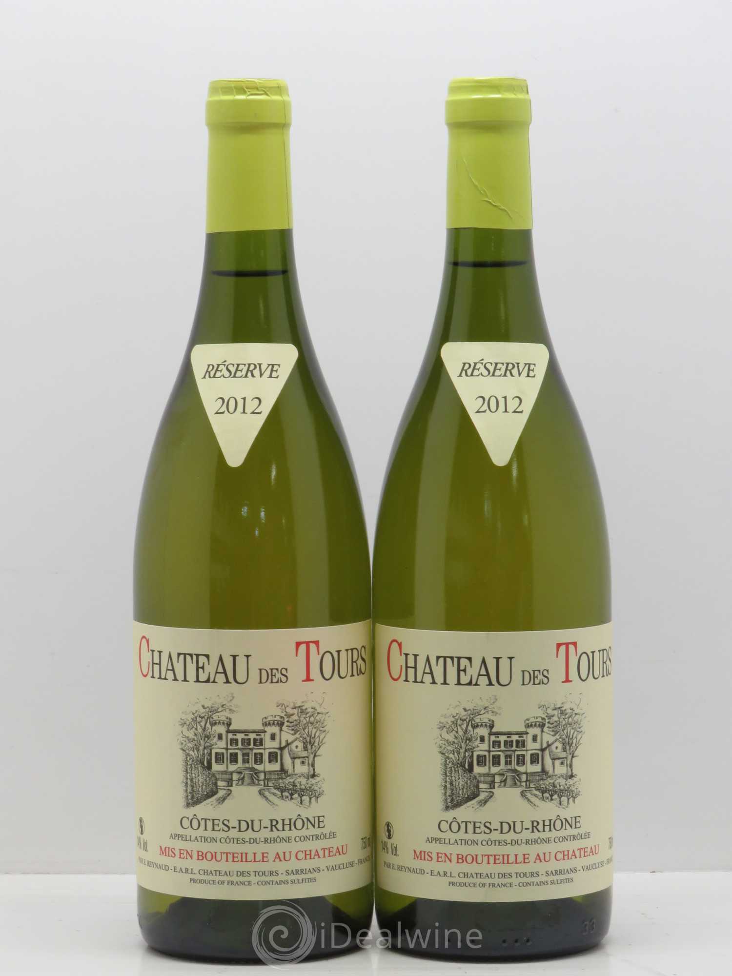 Côtes-du-Rhône Château des Tours Emmanuel Reynaud 2012 - Lot de 2 bouteilles - 0