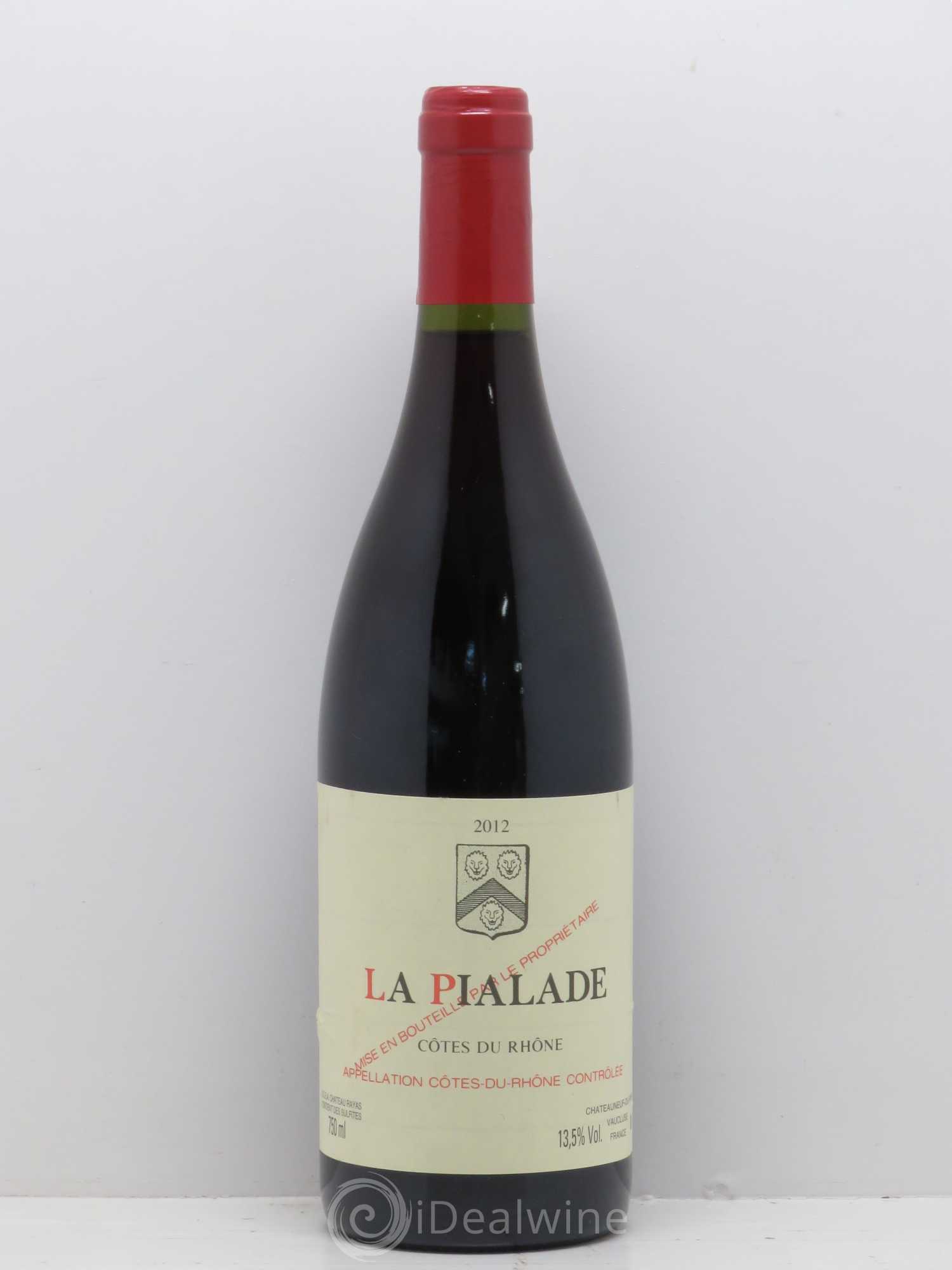 Côtes-du-Rhône La Pialade Emmanuel Reynaud 2012 - Lot de 1 bouteille - 0