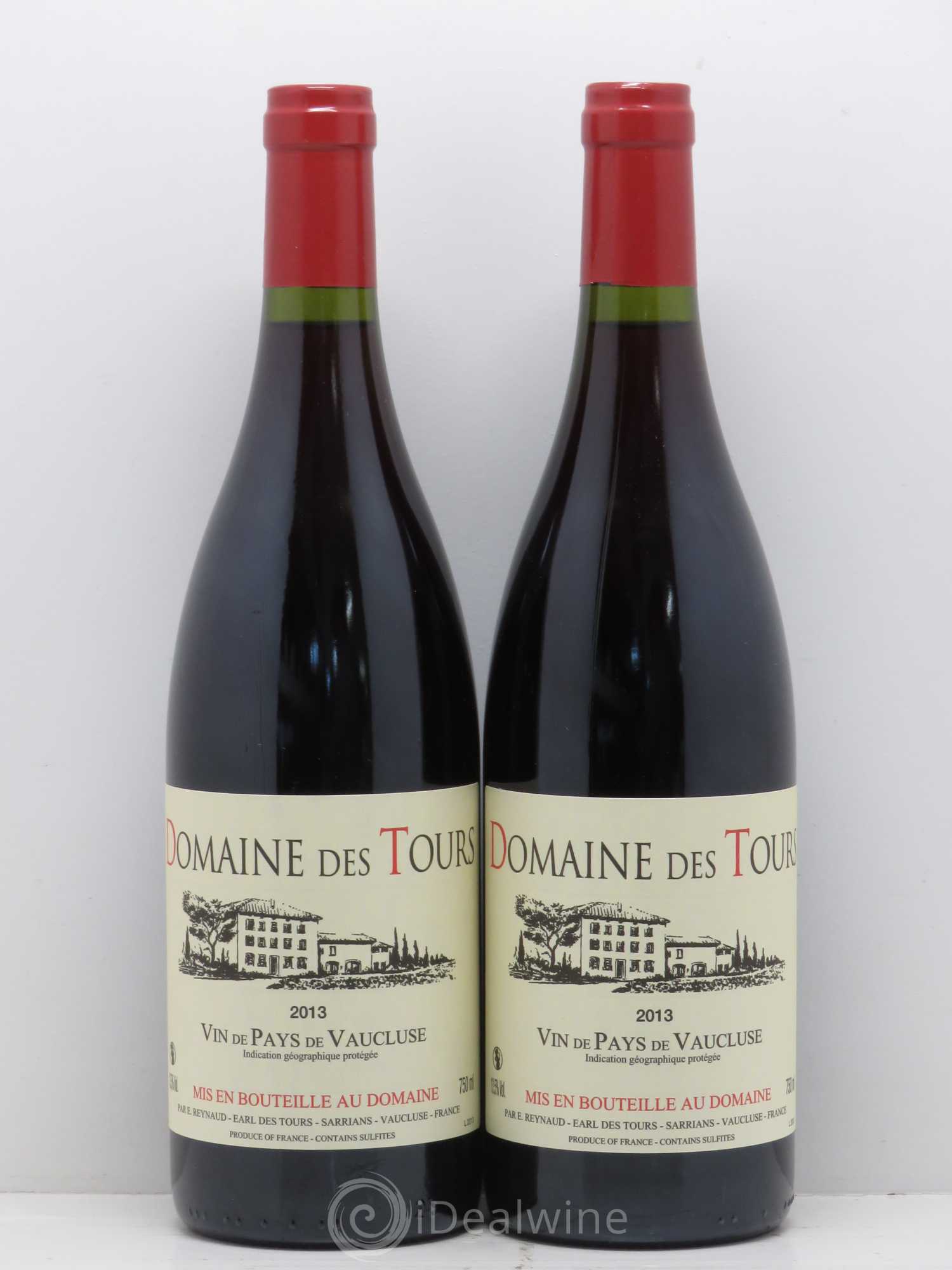 Vaucluse (Vin de Pays de Vaucluse) Domaine des Tours Emmanuel Reynaud 2013 - Lot de 2 bouteilles - 0