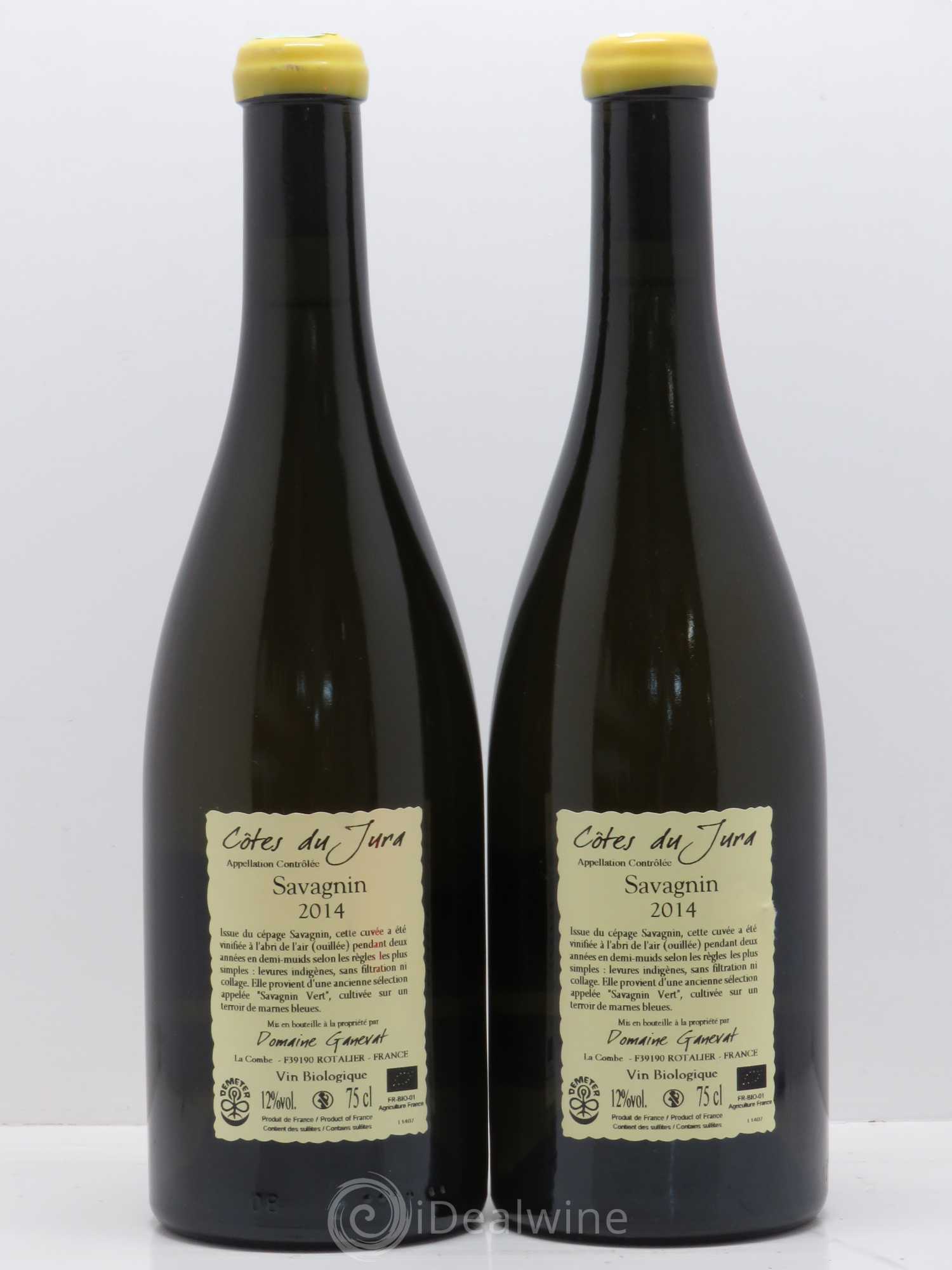 Côtes du Jura Les Chalasses Marnes Bleues Jean-François Ganevat (Domaine) 2014 - Lot de 2 bouteilles - 1