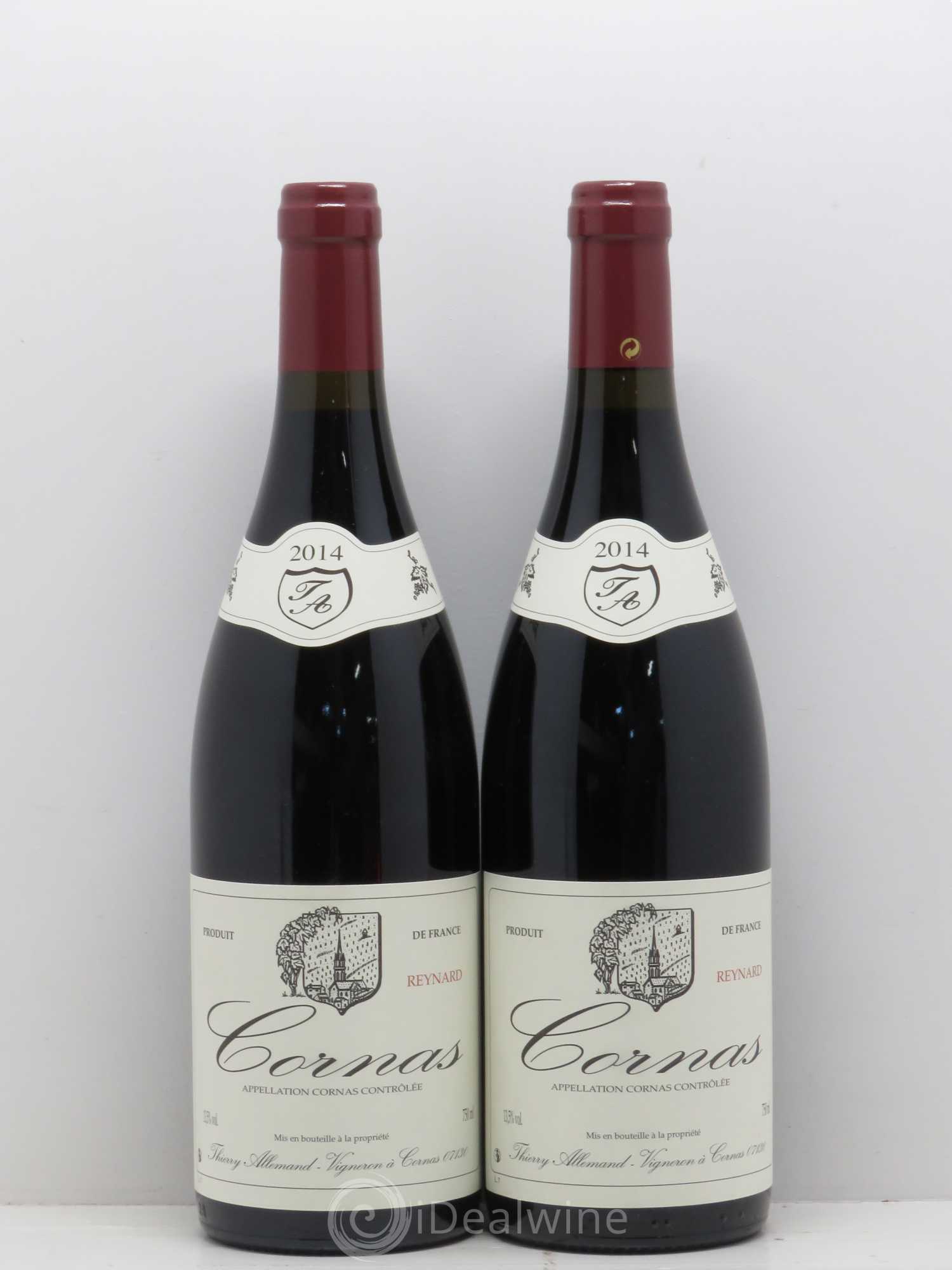 Cornas Reynard Thierry Allemand 2014 - Lot de 2 bouteilles - 0