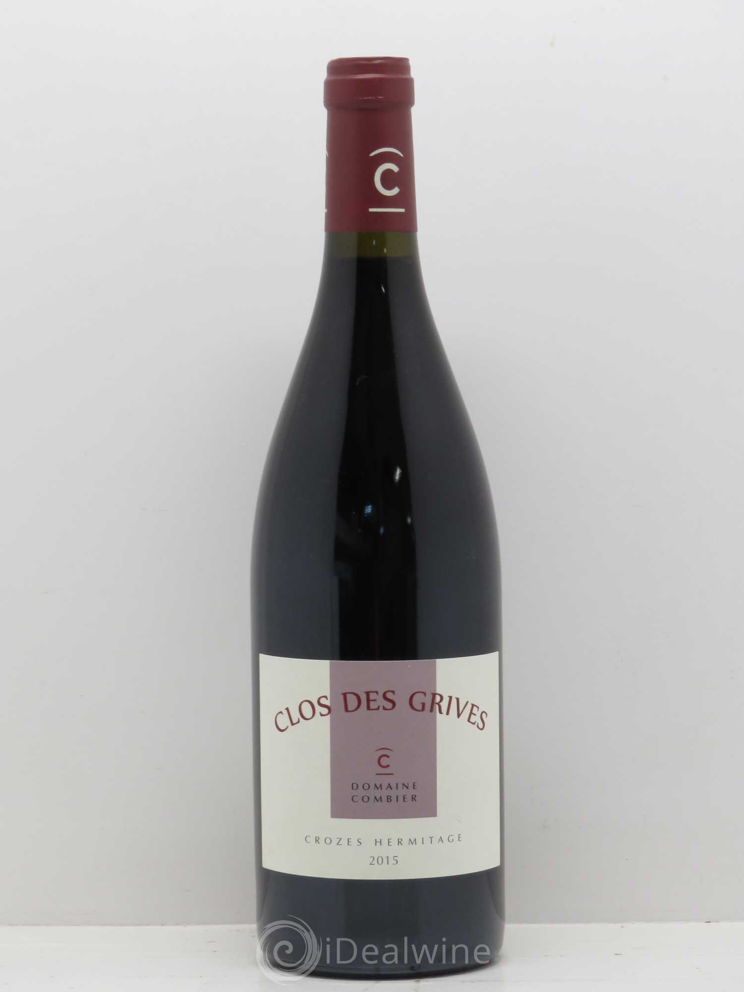 Crozes-Hermitage Clos des Grives Combier 2015 - Lot de 1 bouteille - 0