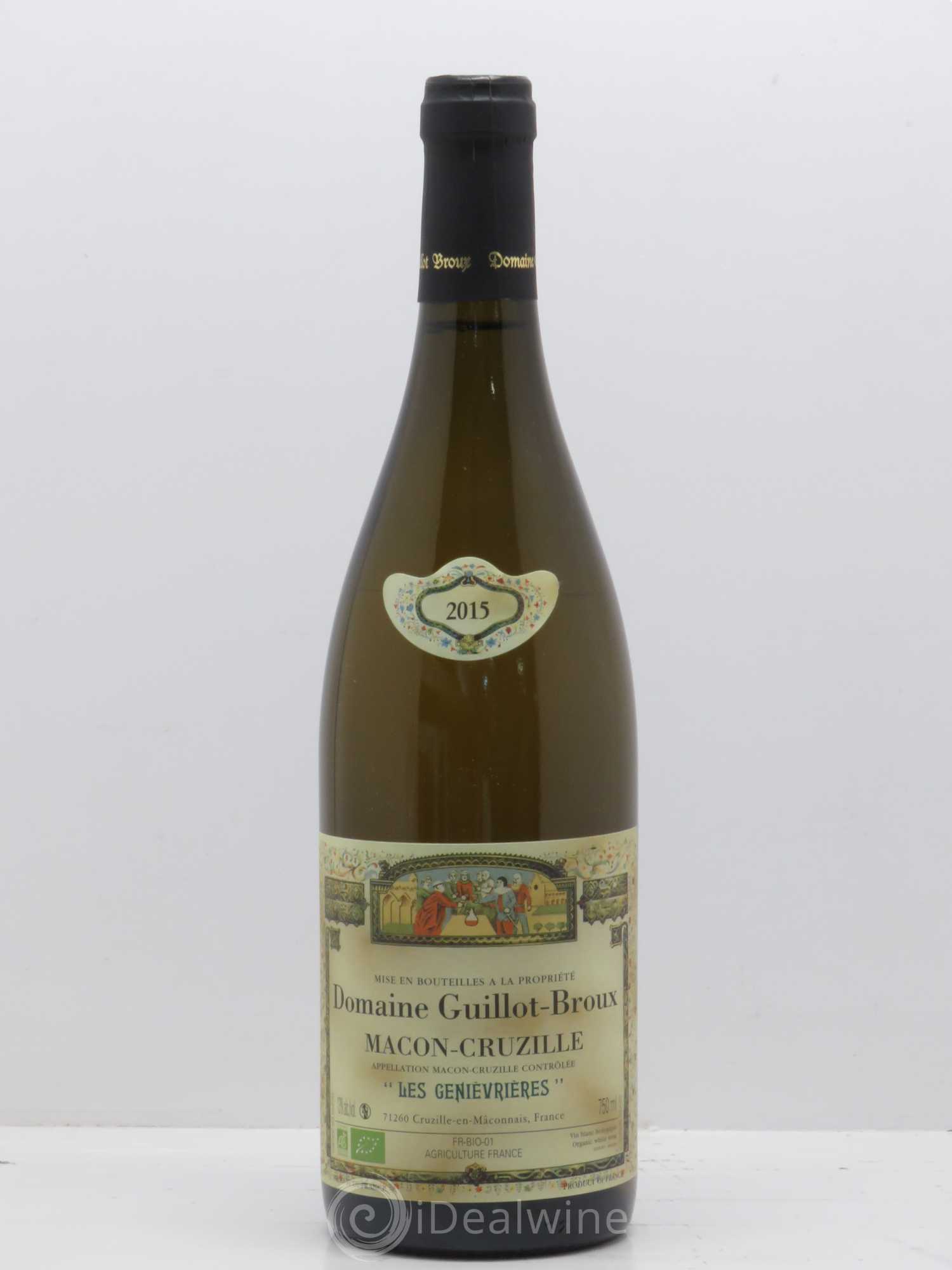 Mâcon Guillot Broux Les Genievrieres 2015 - Posten von 1 Flasche - 0