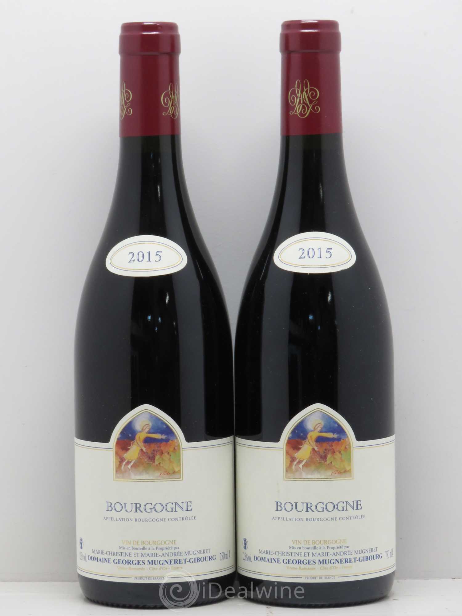 Bourgogne Mugneret-Gibourg (Domaine) 2015 - Lot de 2 bouteilles - 0