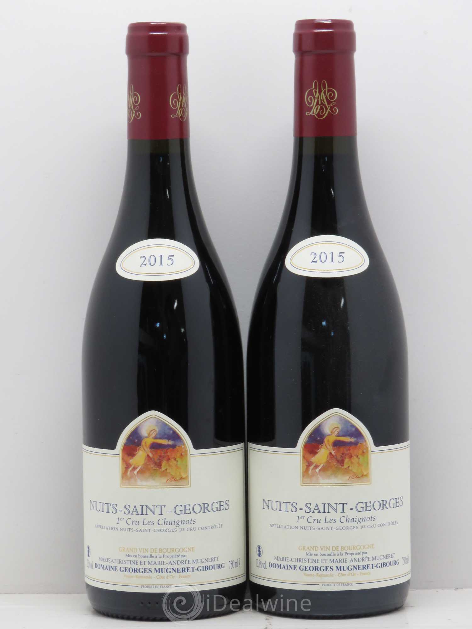 Nuits-Saint-Georges 1er Cru Les Chaignots Mugneret-Gibourg (Domaine) 2015 - Lot de 2 bouteilles - 0