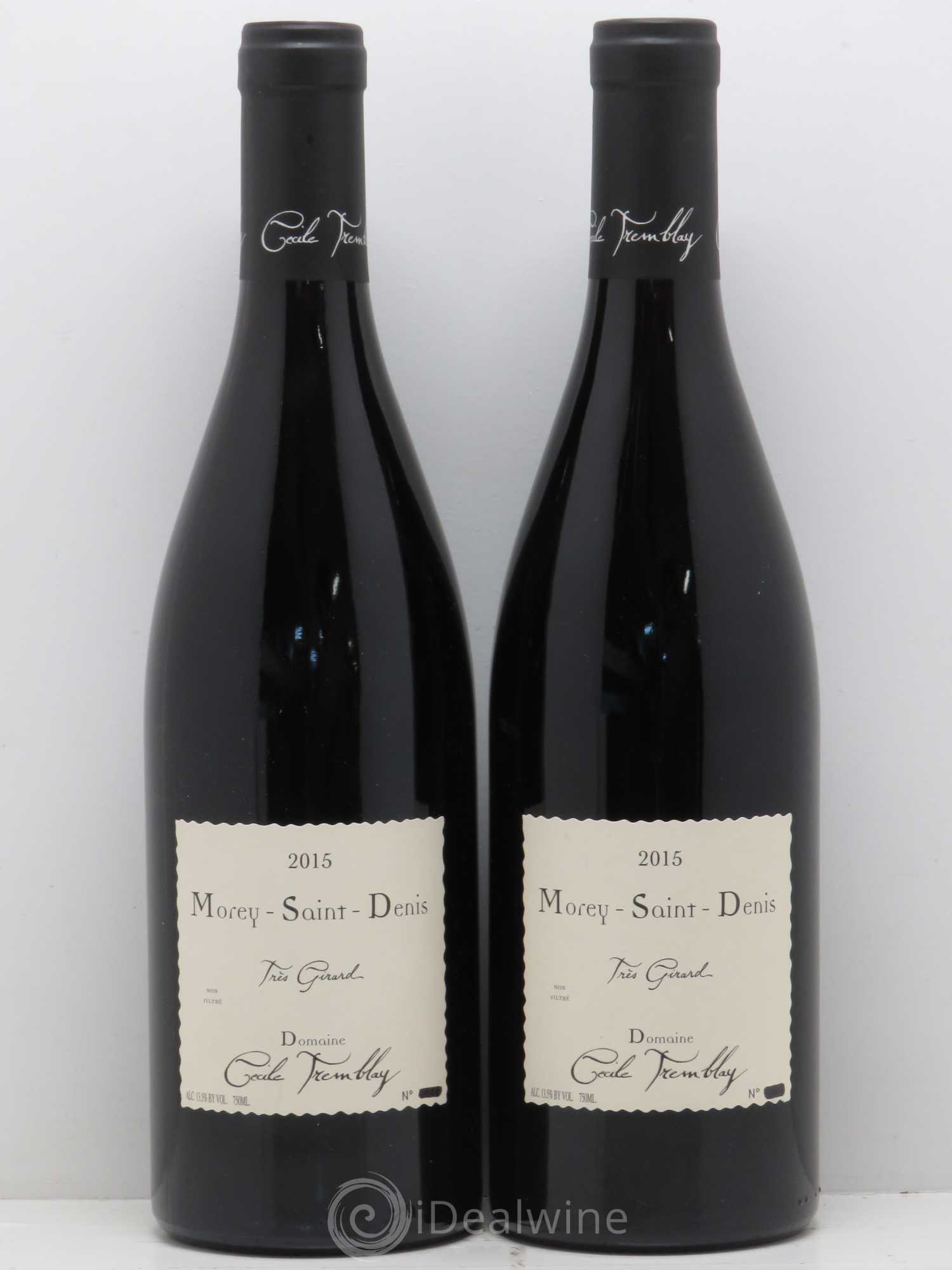Morey-Saint-Denis Très Girard Cécile Tremblay 2015 - Lot de 2 bouteilles - 0