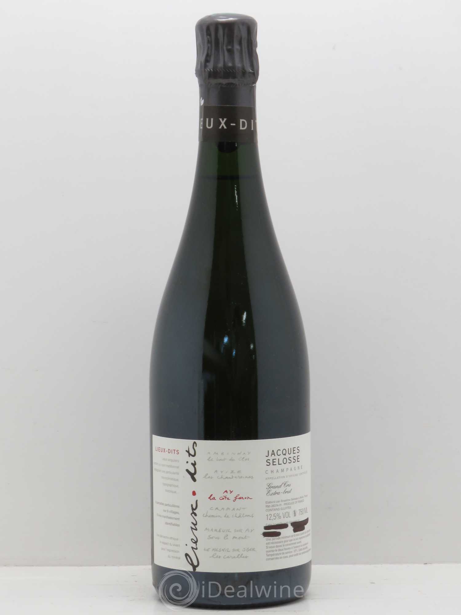 La Côte Faron Blanc de Noirs Grand Cru Extra-Brut Jacques Selosse - Lot de 1 bouteille - 0