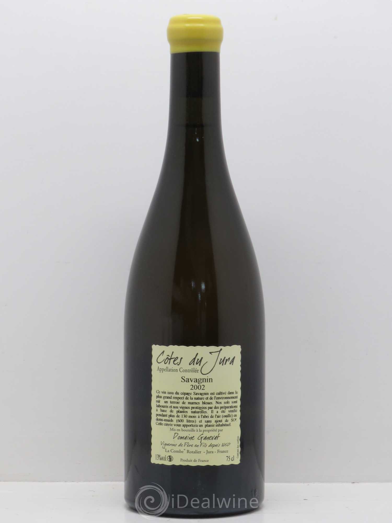 Côtes du Jura Les Vignes de mon Père Jean-François Ganevat (Domaine) 2002 - Lot de 1 bouteille - 1