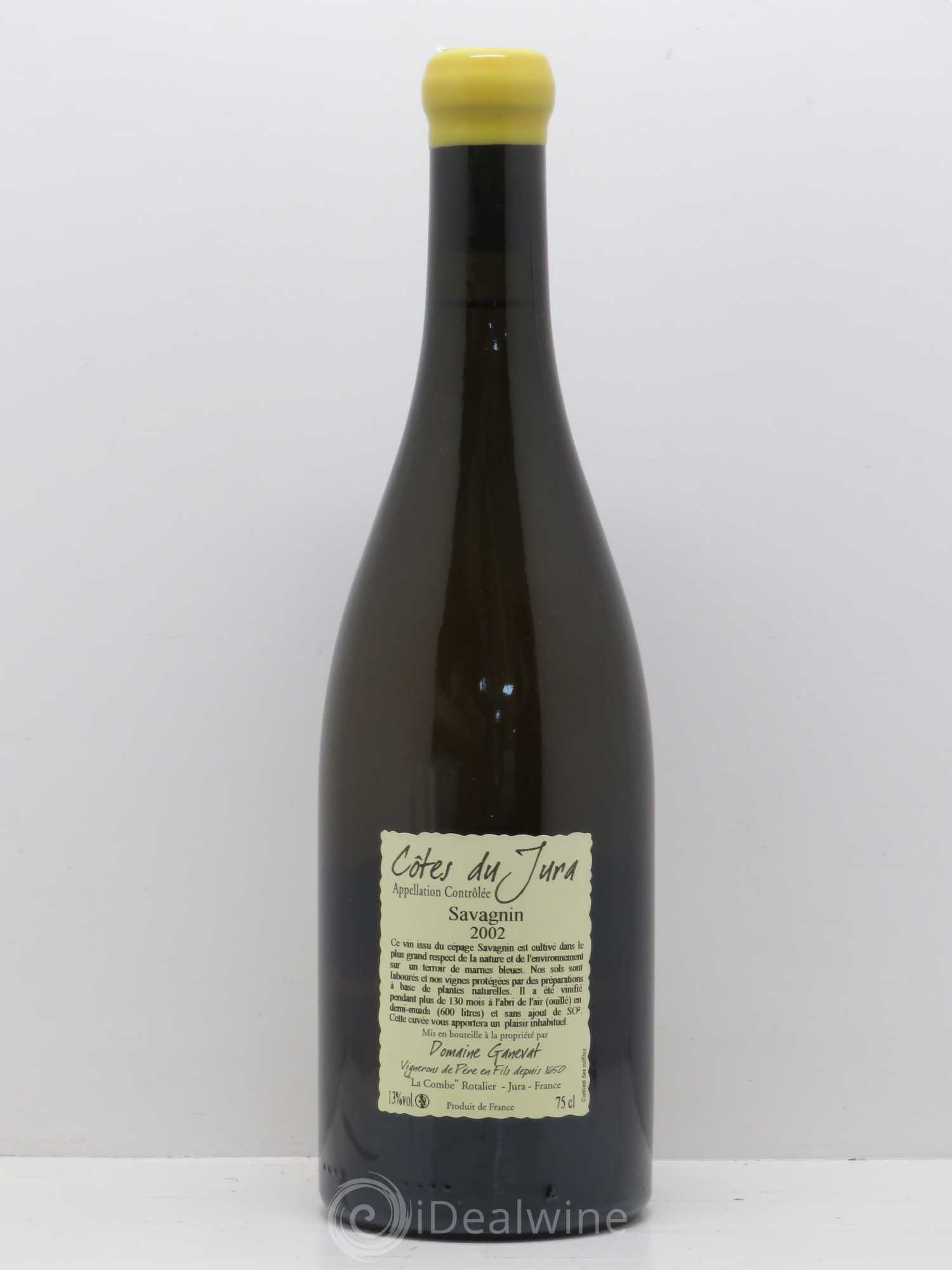 Côtes du Jura Les Vignes de mon Père Jean-François Ganevat (Domaine) 2002 - Lot de 1 bouteille - 1