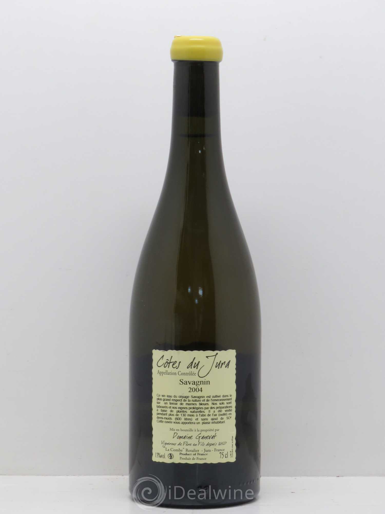 Côtes du Jura Les Vignes de mon Père Jean-François Ganevat (Domaine) 2004 - Lot de 1 bouteille - 1