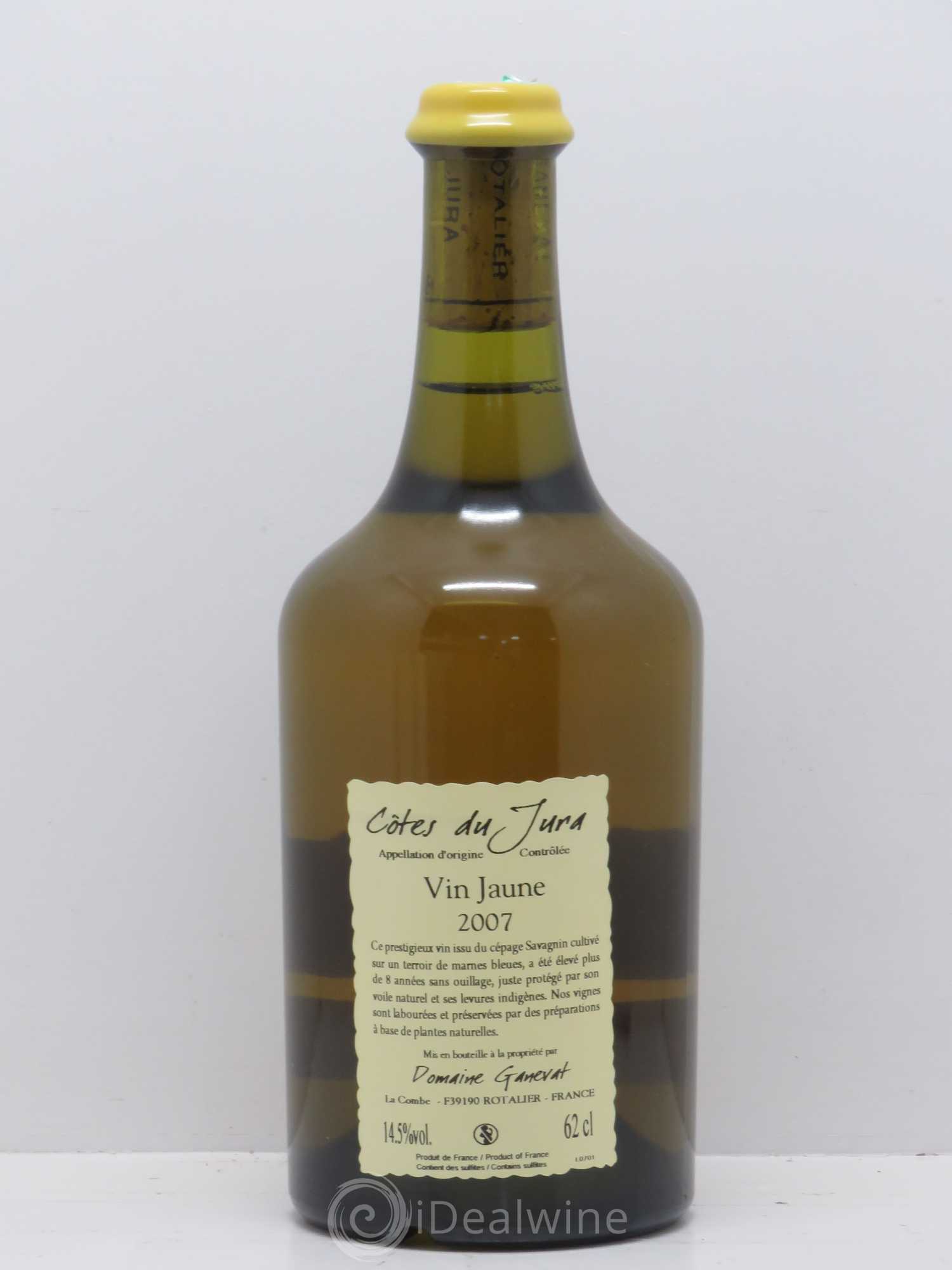 Côtes du Jura Vin Jaune Jean-François Ganevat (Domaine) 2007 - Lot de 1 bouteille - 1