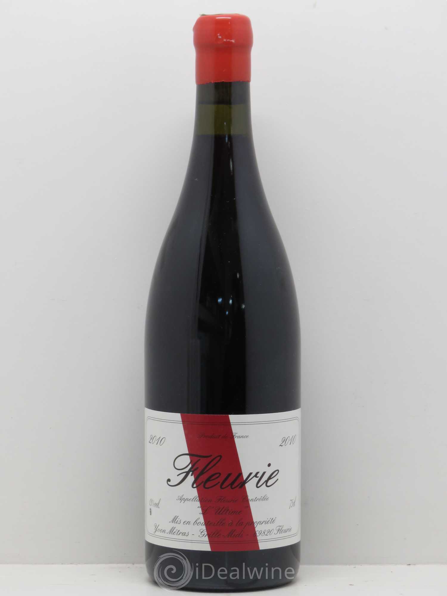 Fleurie l'Ultime Yvon Métras 2010 - Lot de 1 bouteille - 0